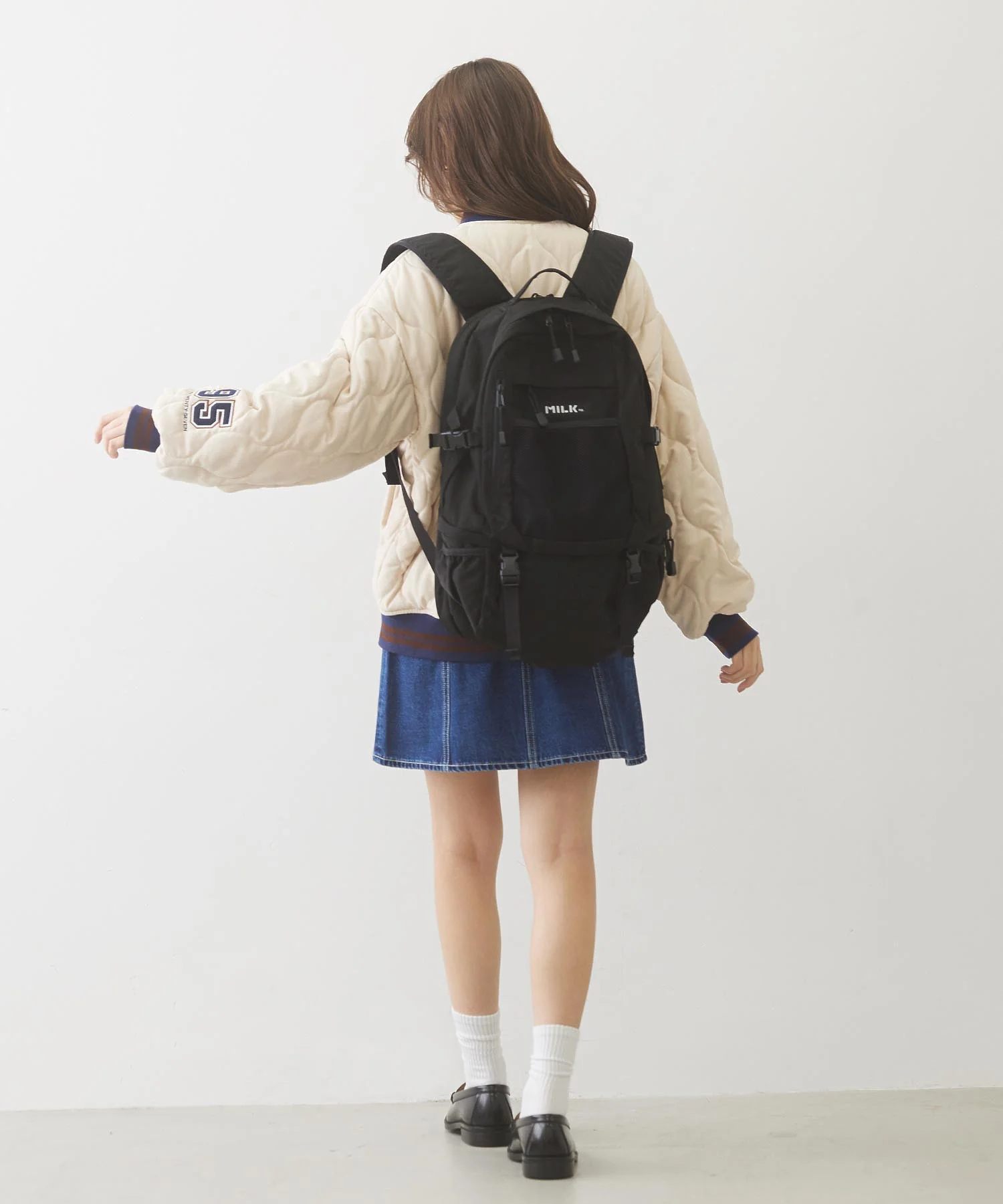 【定番】NEO EMBROIDERY BIG BACKPACK BAR MILKFED. - Image 26