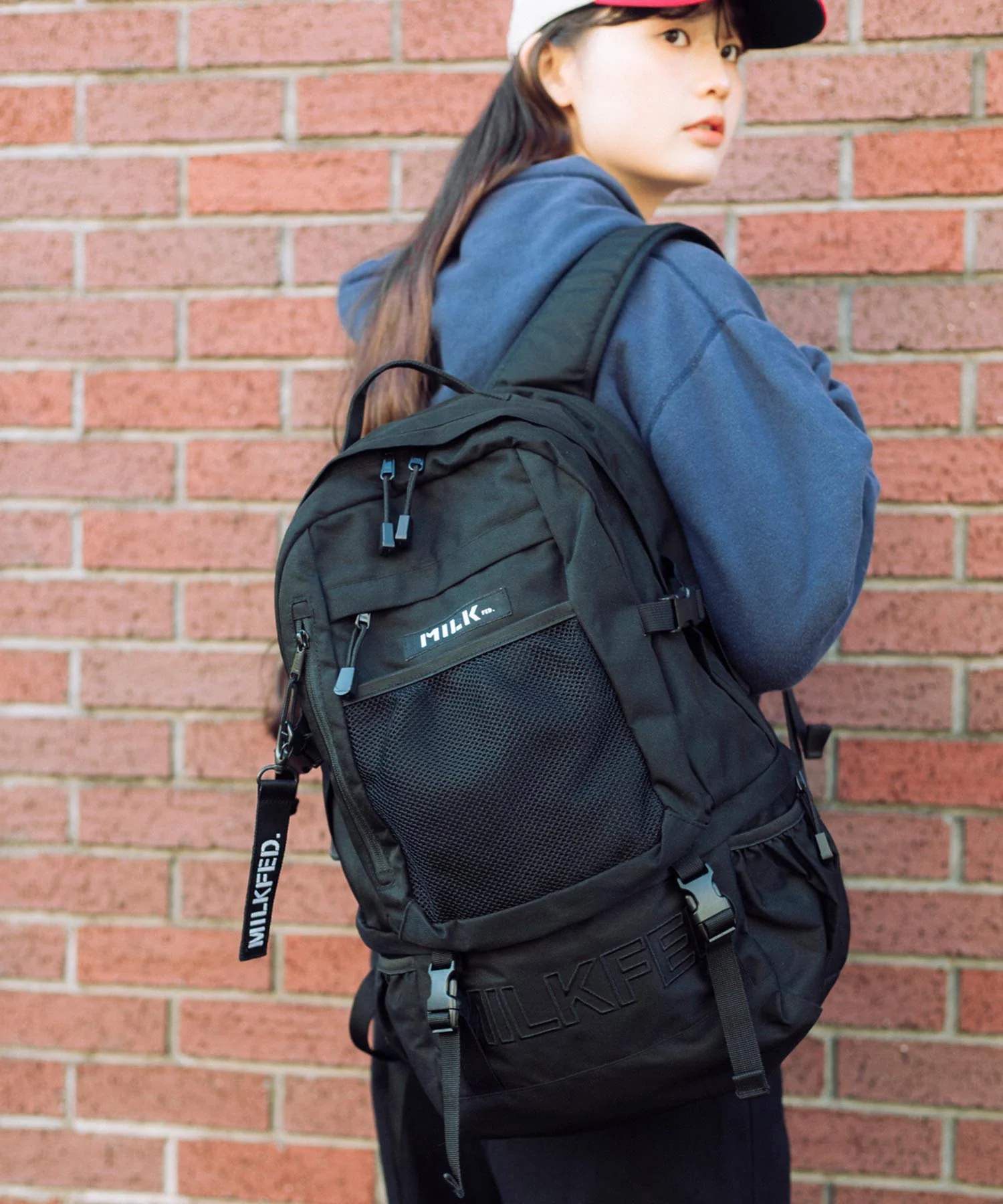 【定番】NEO EMBROIDERY BIG BACKPACK BAR MILKFED. - Image 30