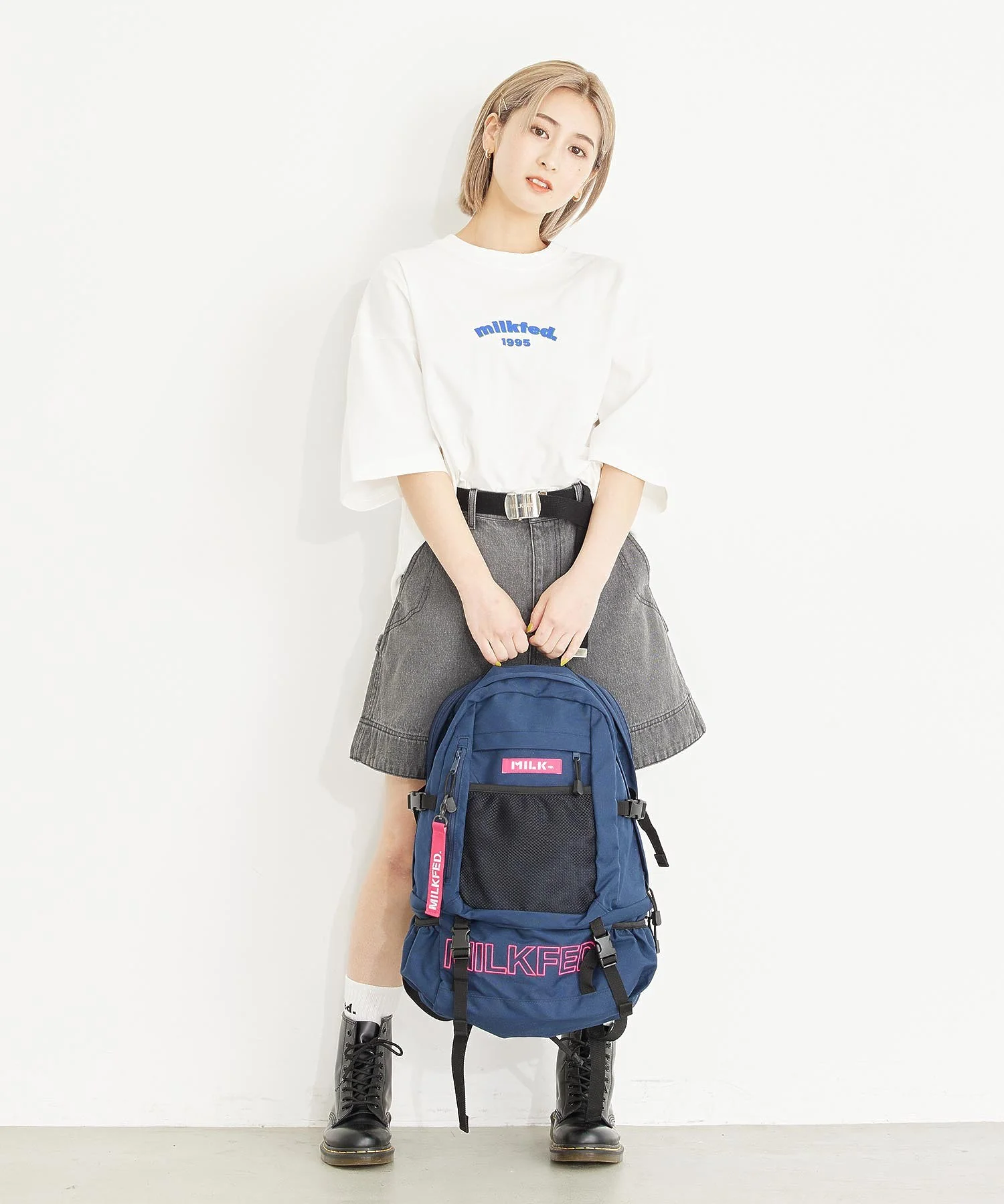 【定番】NEO EMBROIDERY BIG BACKPACK BAR MILKFED. - Image 37