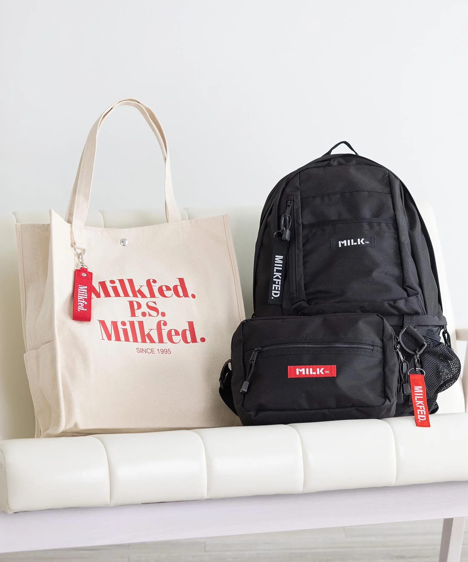 【定番】NEO EMBROIDERY BIG BACKPACK BAR MILKFED. - Image 39