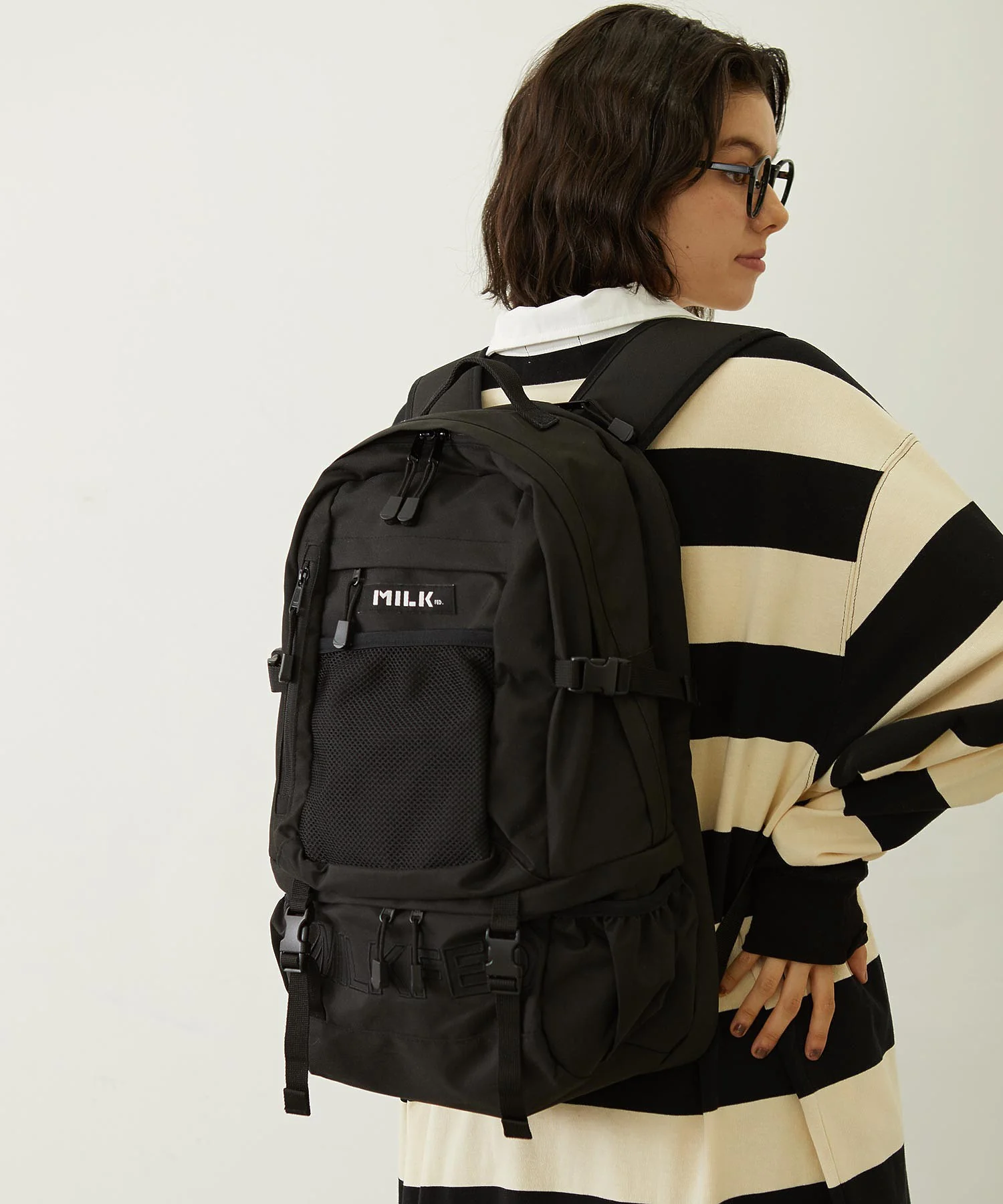 【定番】NEO EMBROIDERY BIG BACKPACK BAR MILKFED. - Image 41