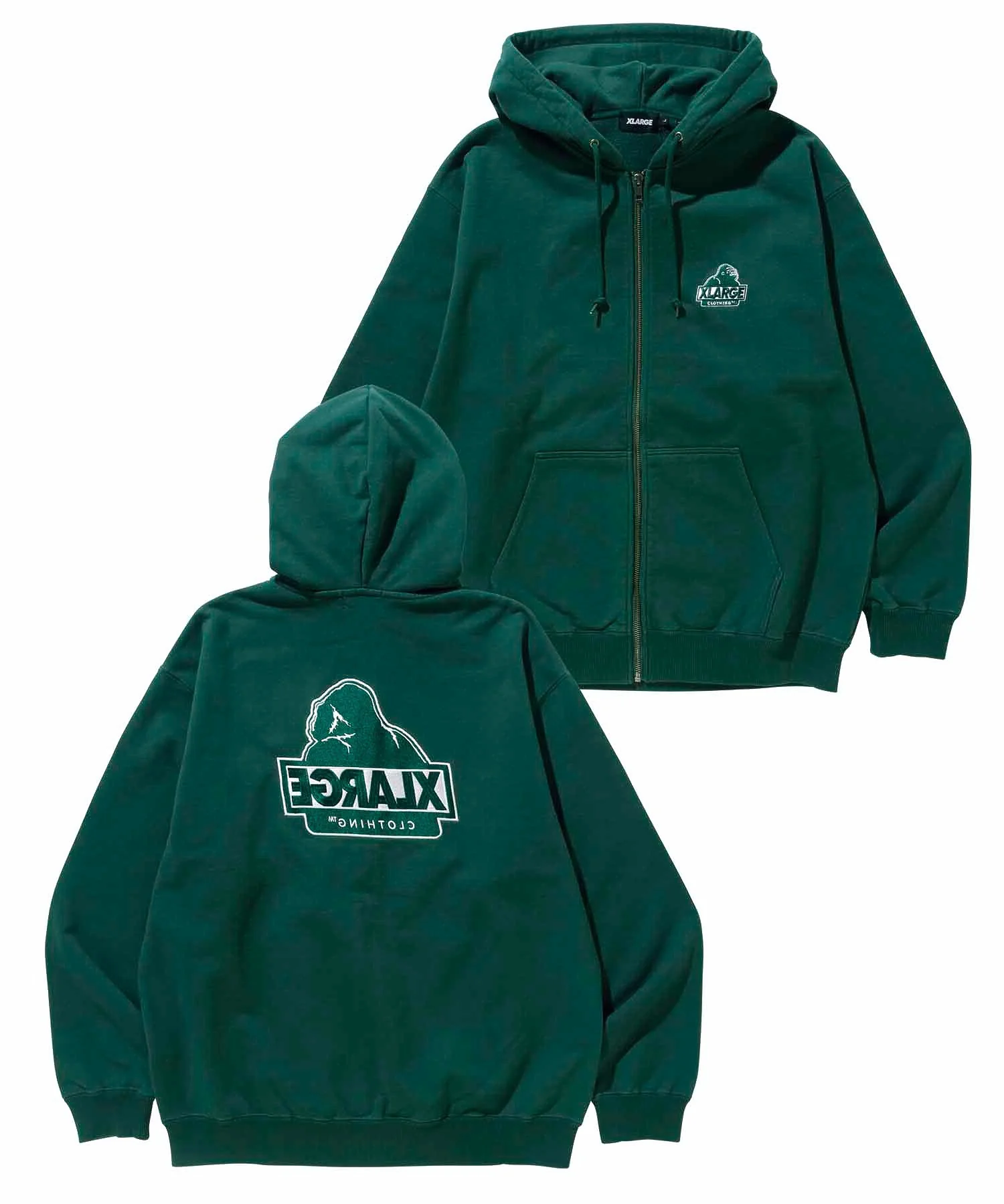 BACKSIDE SLANTED OG ZIP HOODED SWEATSHIRT - Image 32