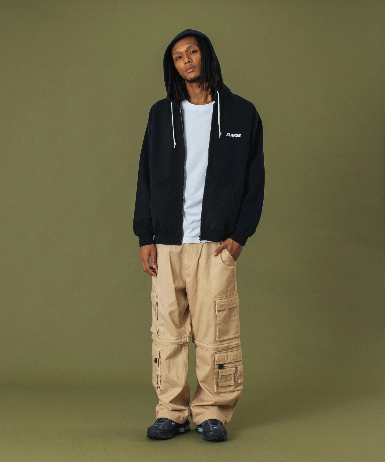 STANDARD LOGO ZIP HOODED SWEATSHIRT - Image 9