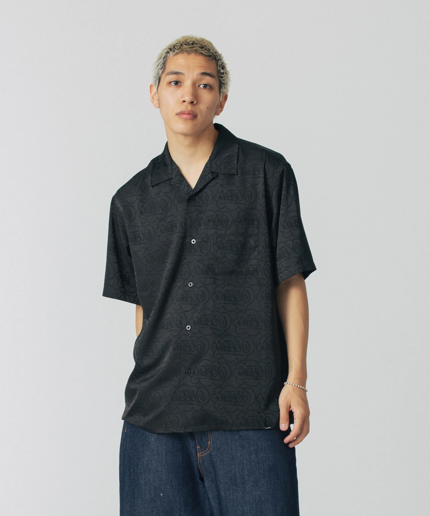 XLARGE×HAZE TAG JACQUARD S/S SHIRT - Image 8