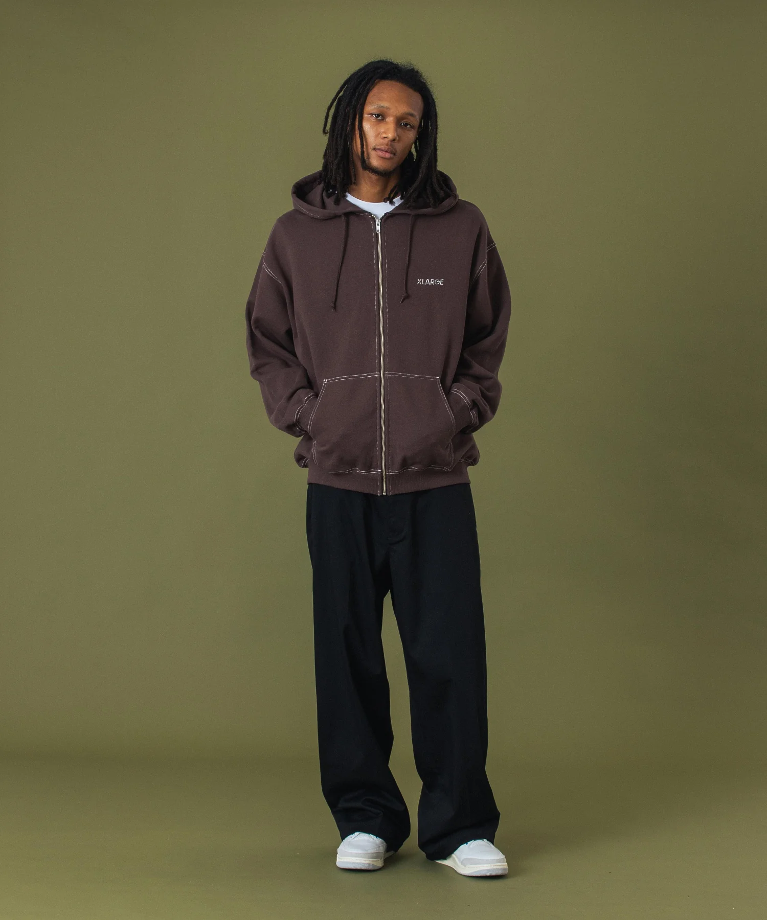 RHINESTONE OG ZIP HOODED SWEATSHIRT - Image 12