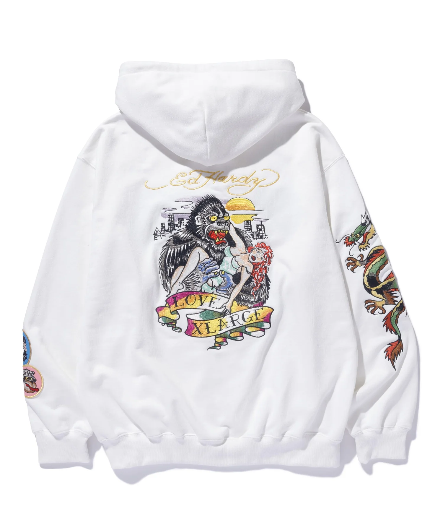 XLARGE×ED HARDY ZIP HOODED SWEATSHIRT - Image 18