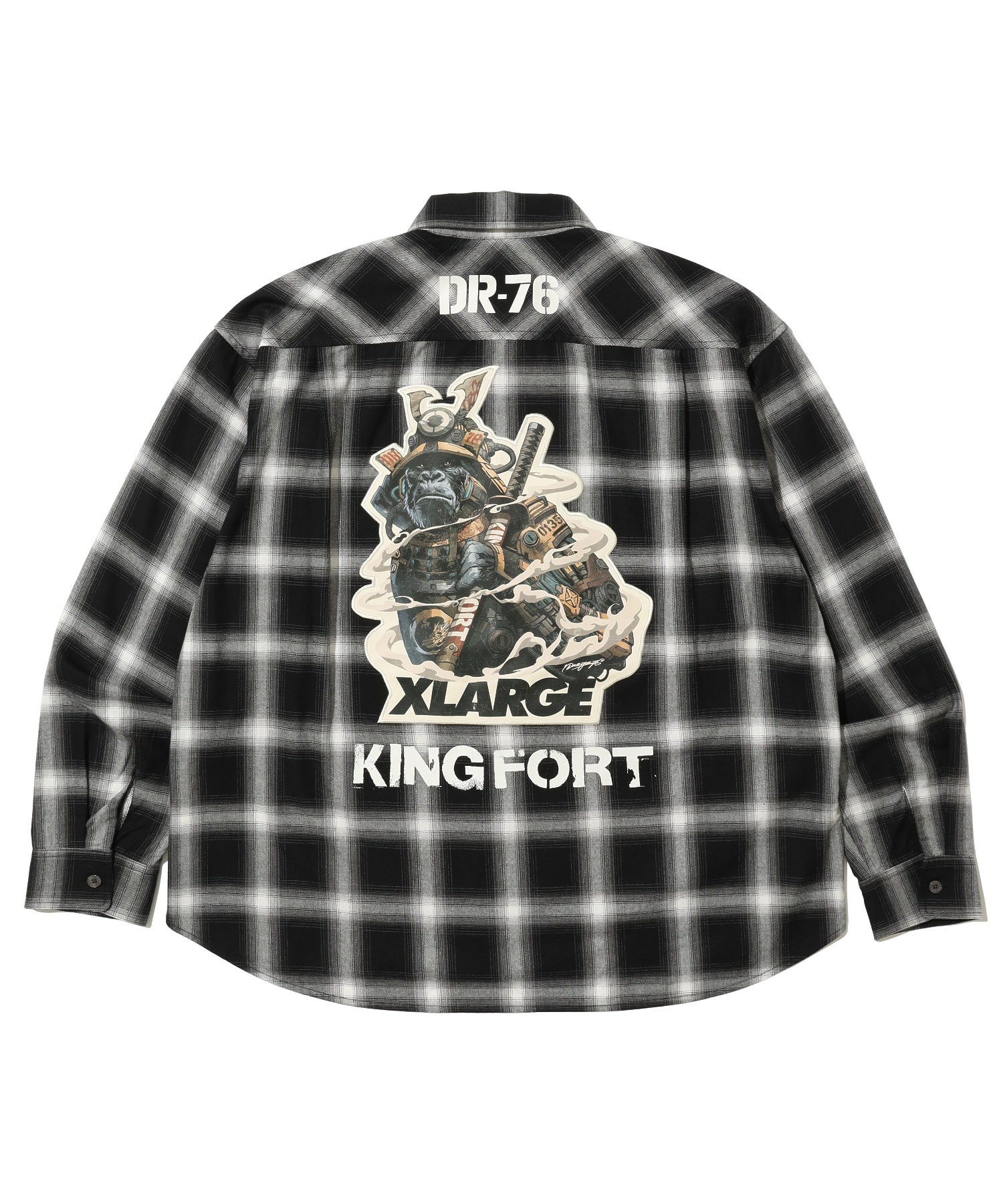 XLARGE×Dragon76 PLAID SHIRT