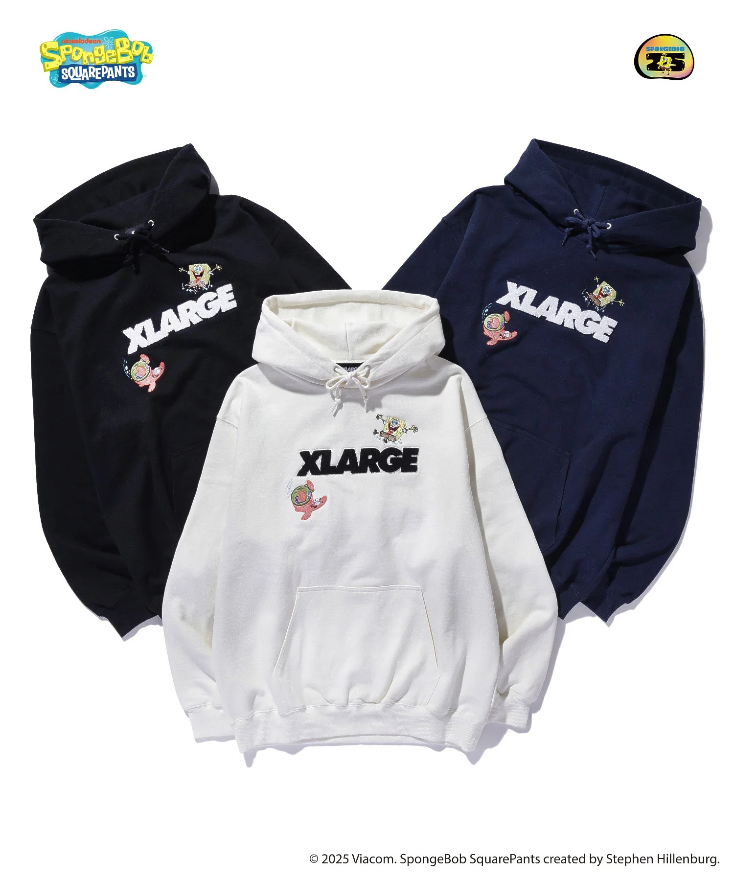XLARGE×SpongeBob PULLOVER HOODED SWEATSHIRT
