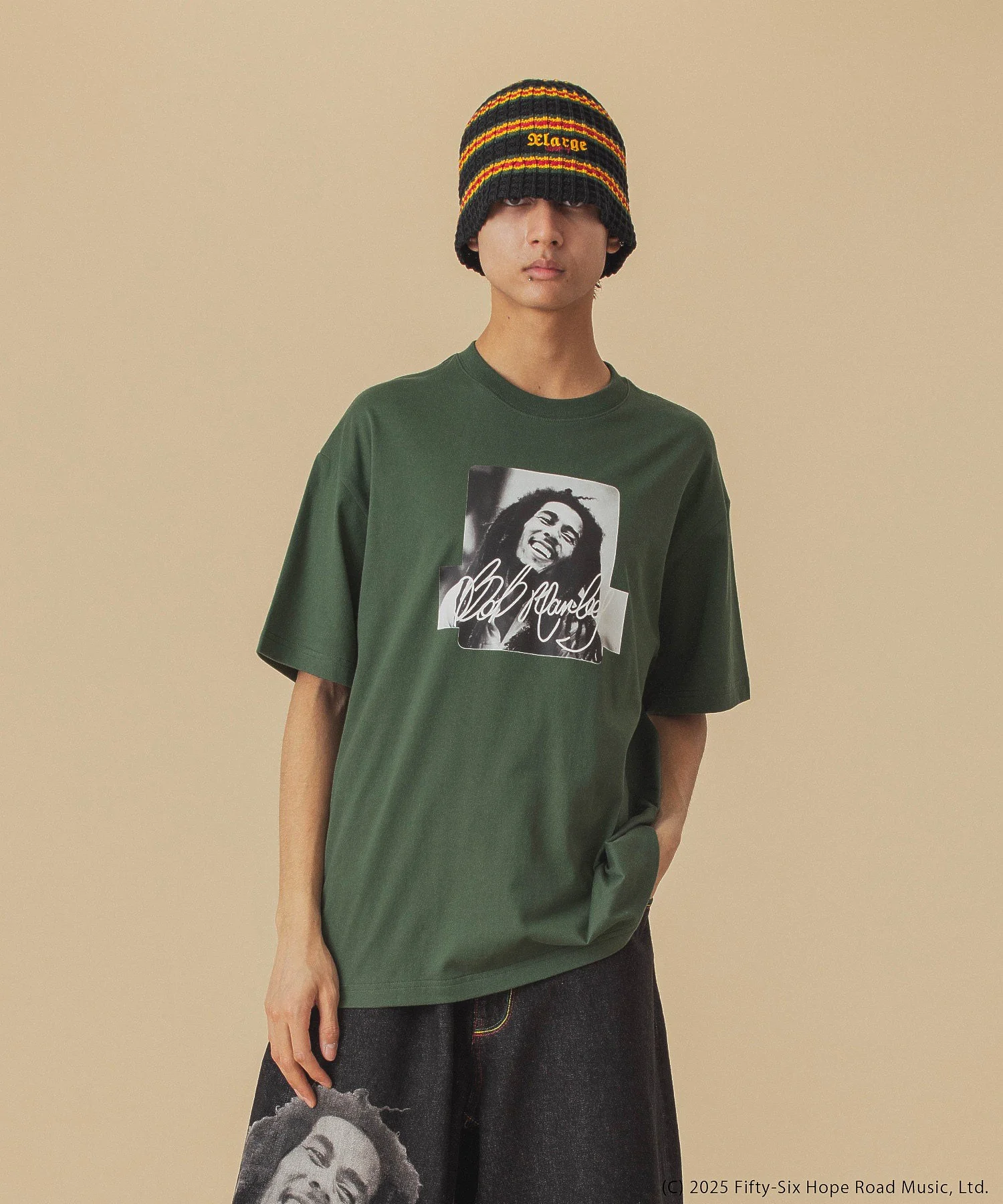 XLARGE×BOB MARLEY BOX LOGO S/S TEE - Image 8