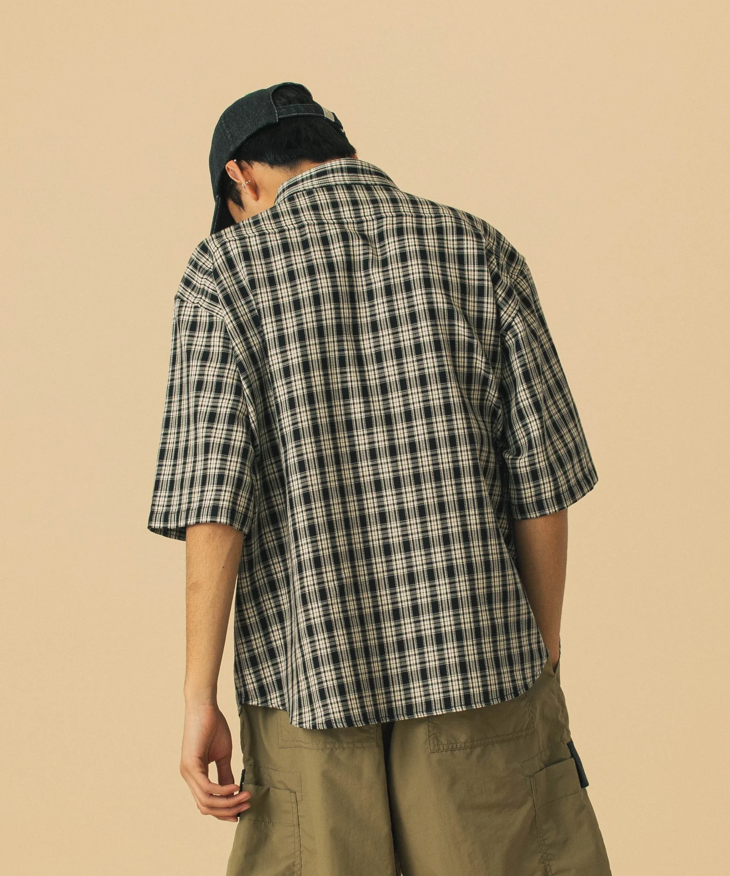 PRINTED PLAID S/S SHIRT - Image 6