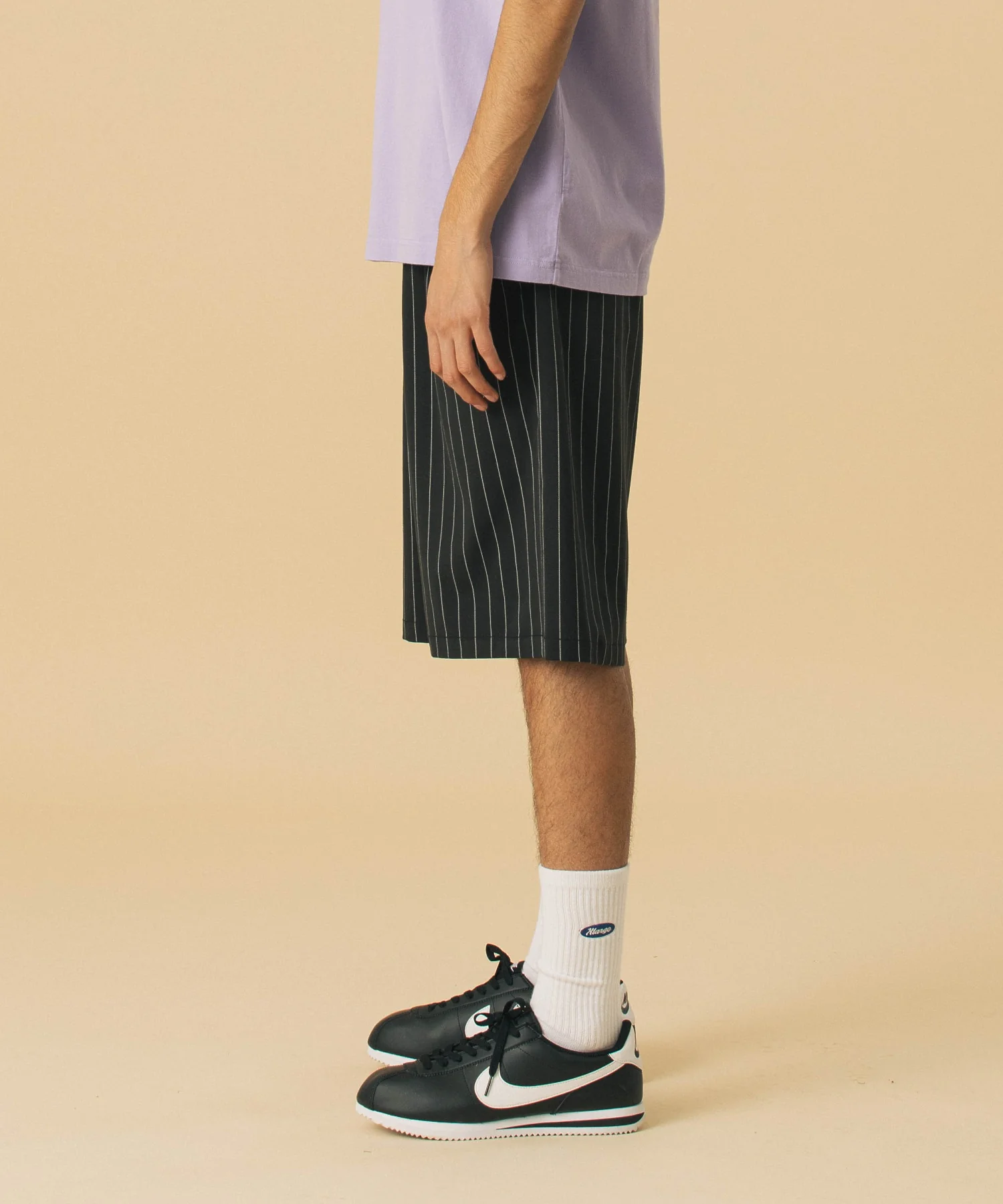 STRIPE DRESS SHORT PANTS - Image 13