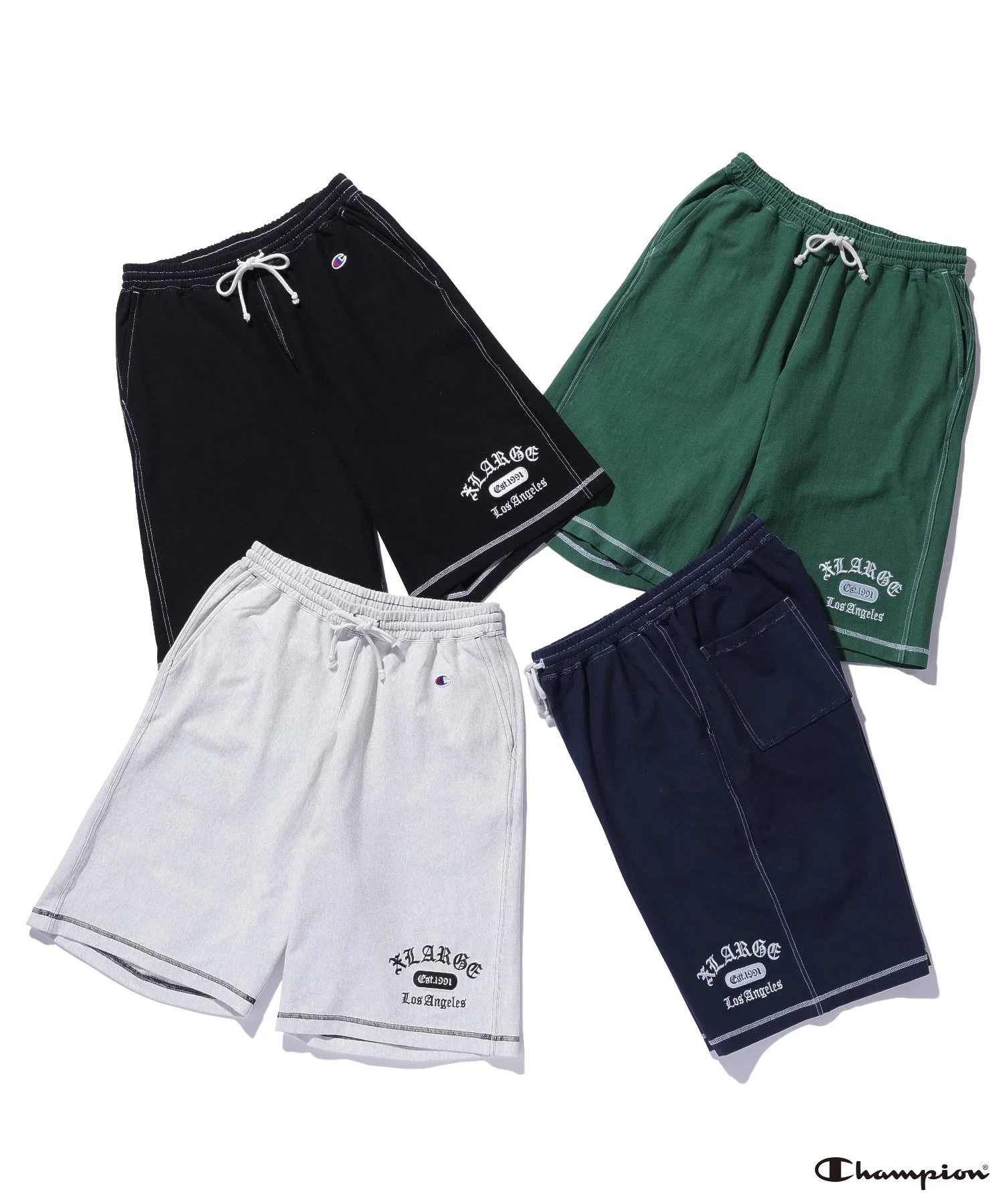 XLARGE×Champion REVERSE WEAVE  STICHED SHORT PANTS - Image 17