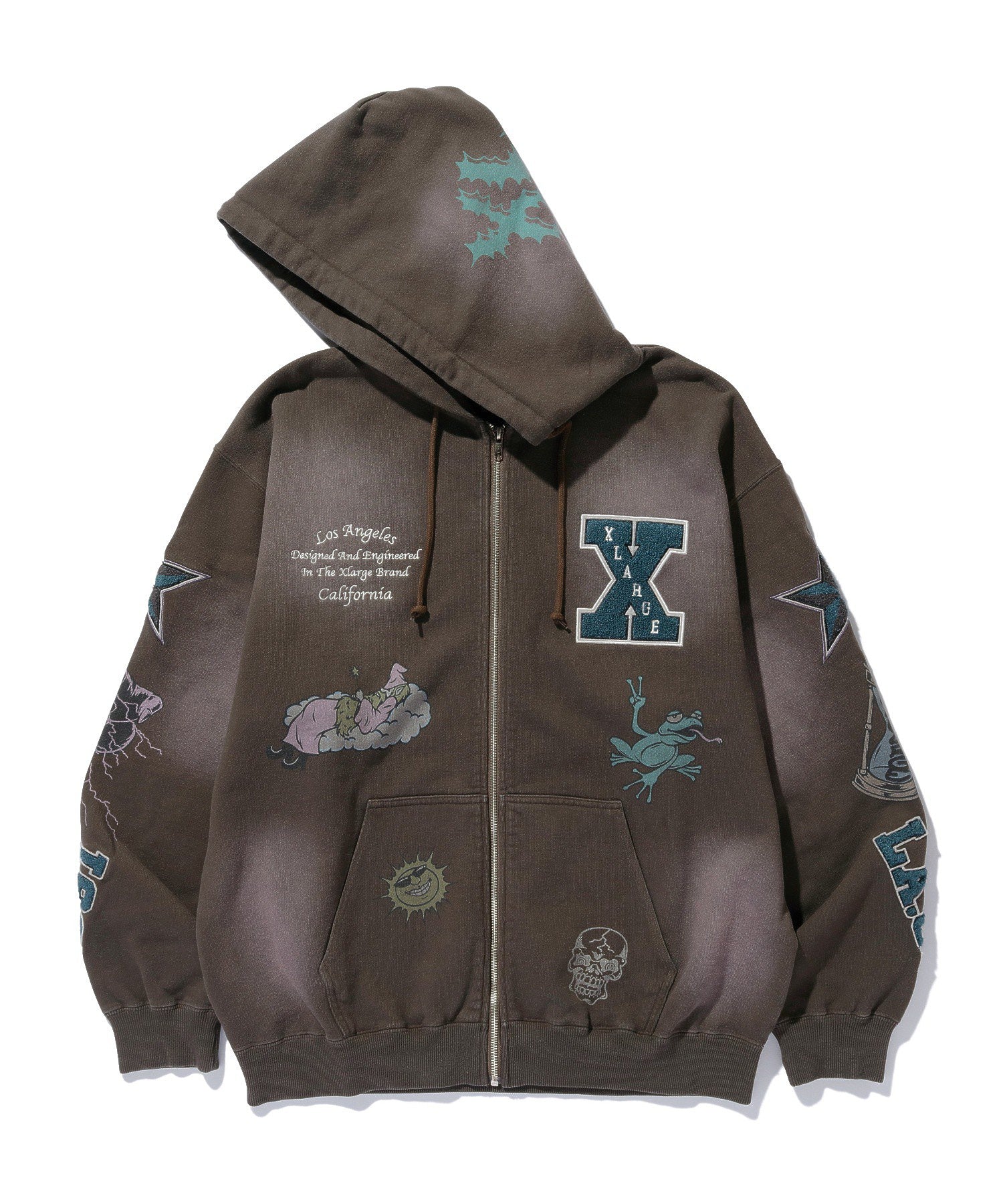 MULTI LOGO ZIP UP HOODED SWEATSHIRT - Image 29