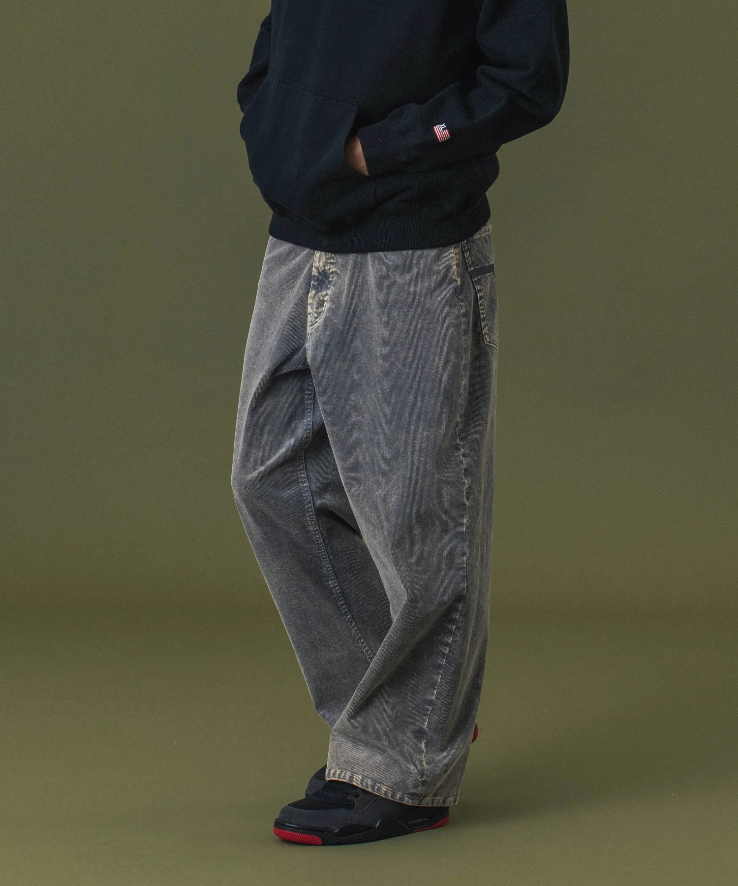CORDUROY BAGGY PANTS - Image 18