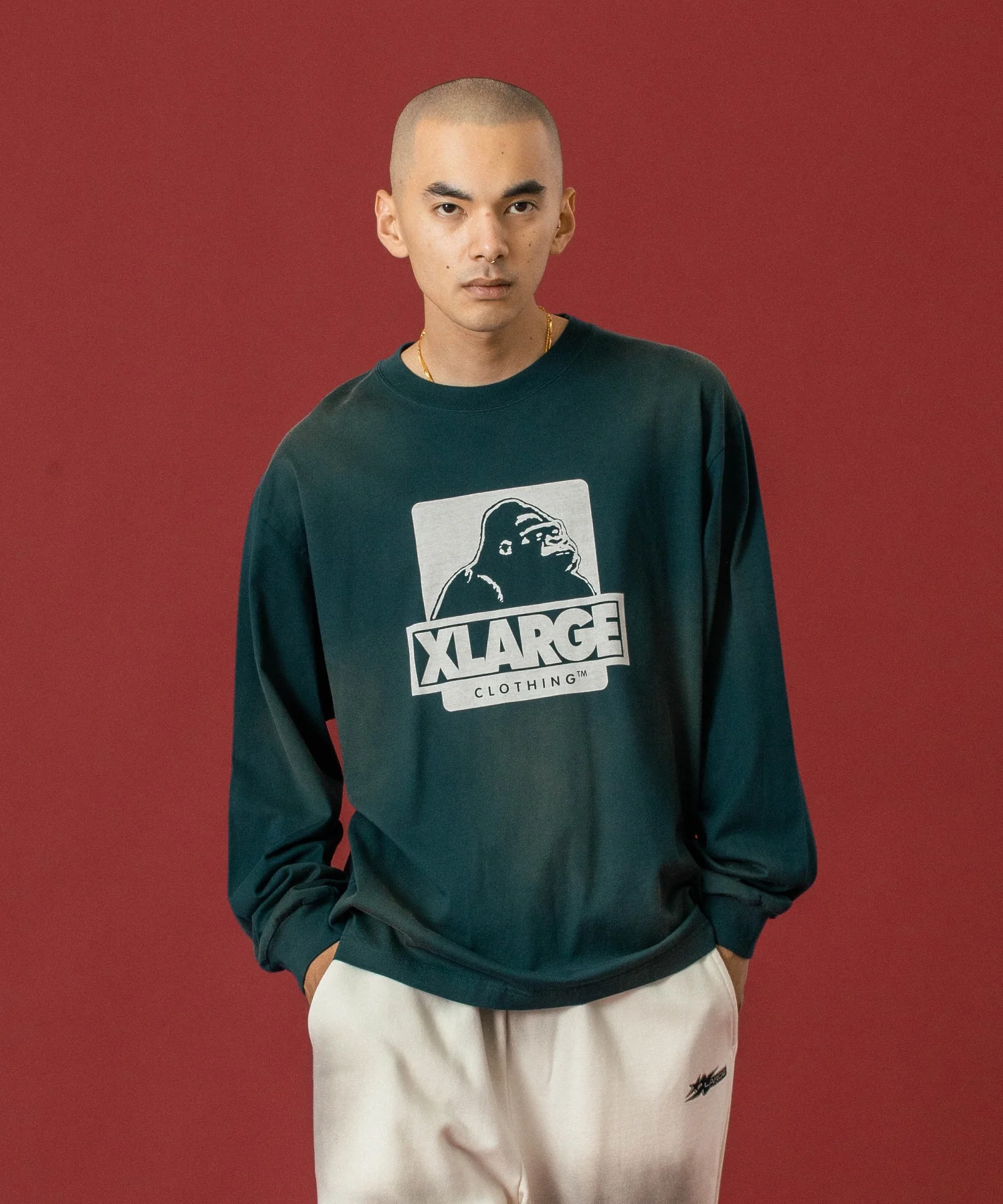 DISCHARGE PRINTED OG L/S TEE - Image 10