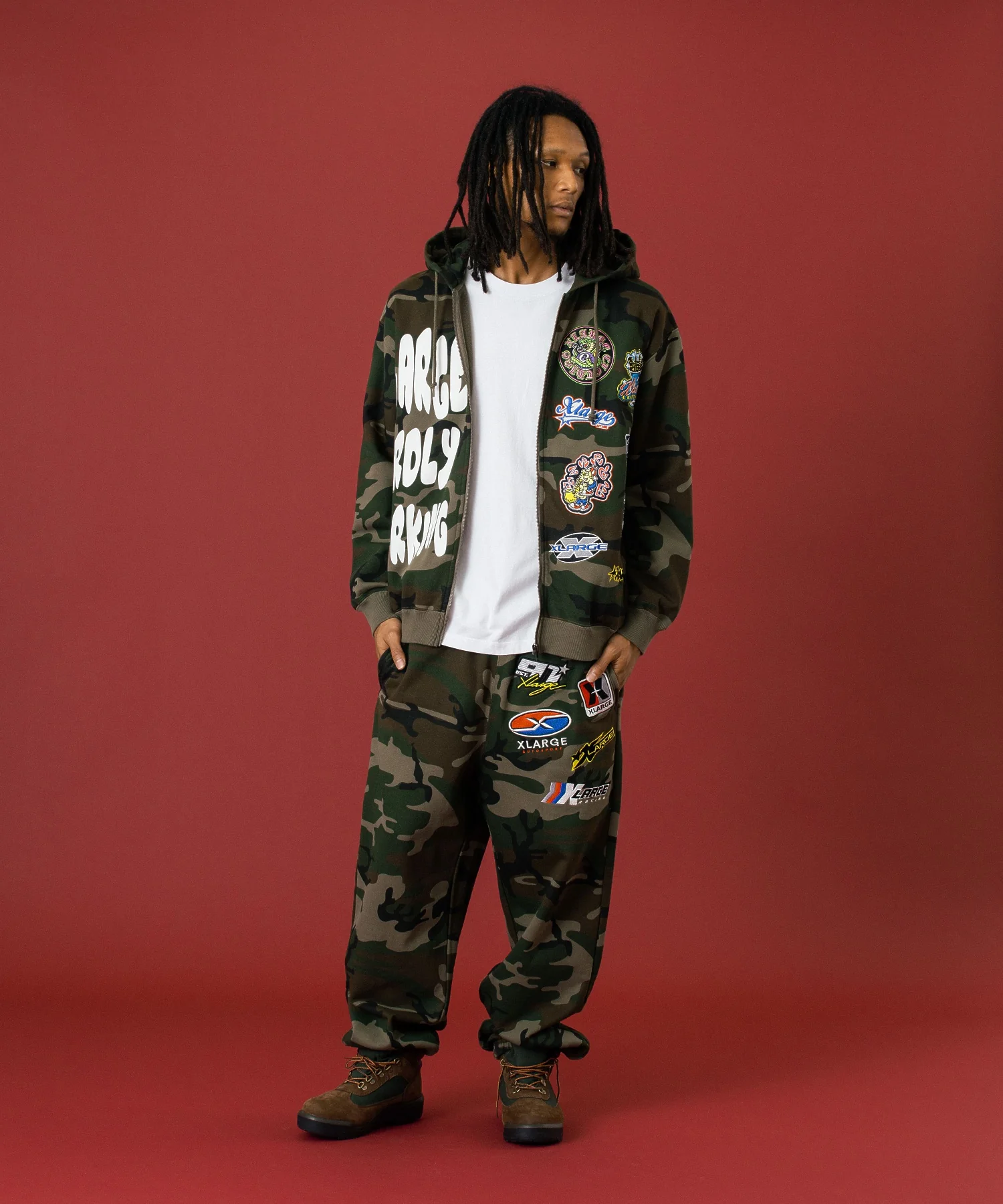 MULTI LOGO ZIP UP HOODED SWEATSHIRT - Image 10