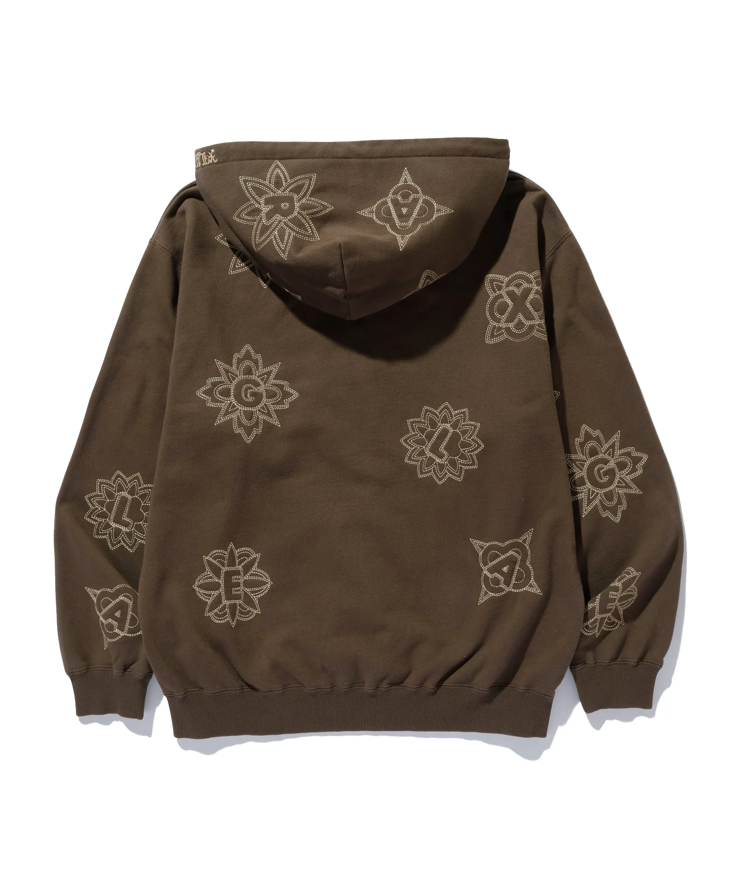 ALLOVER EMBROIDERY ZIP UP HOODED SWEATSHIRT - Image 14
