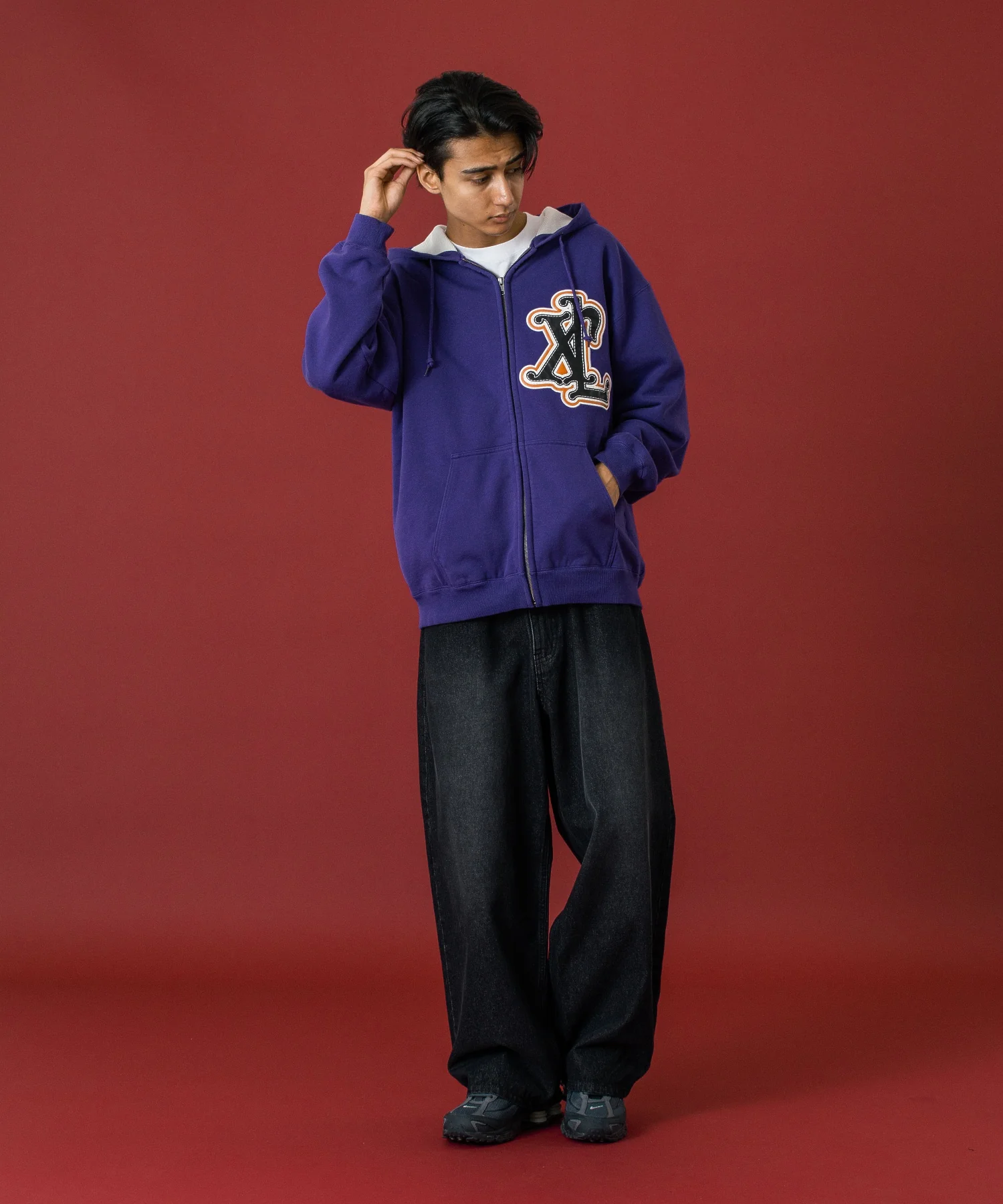 WASHED BAGGY DENIM PANTS - Image 14