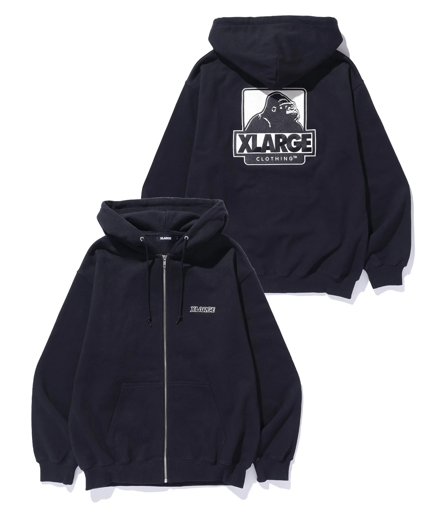 OG BOX ZIP UP HOODED SWEATSHIRT - Image 34