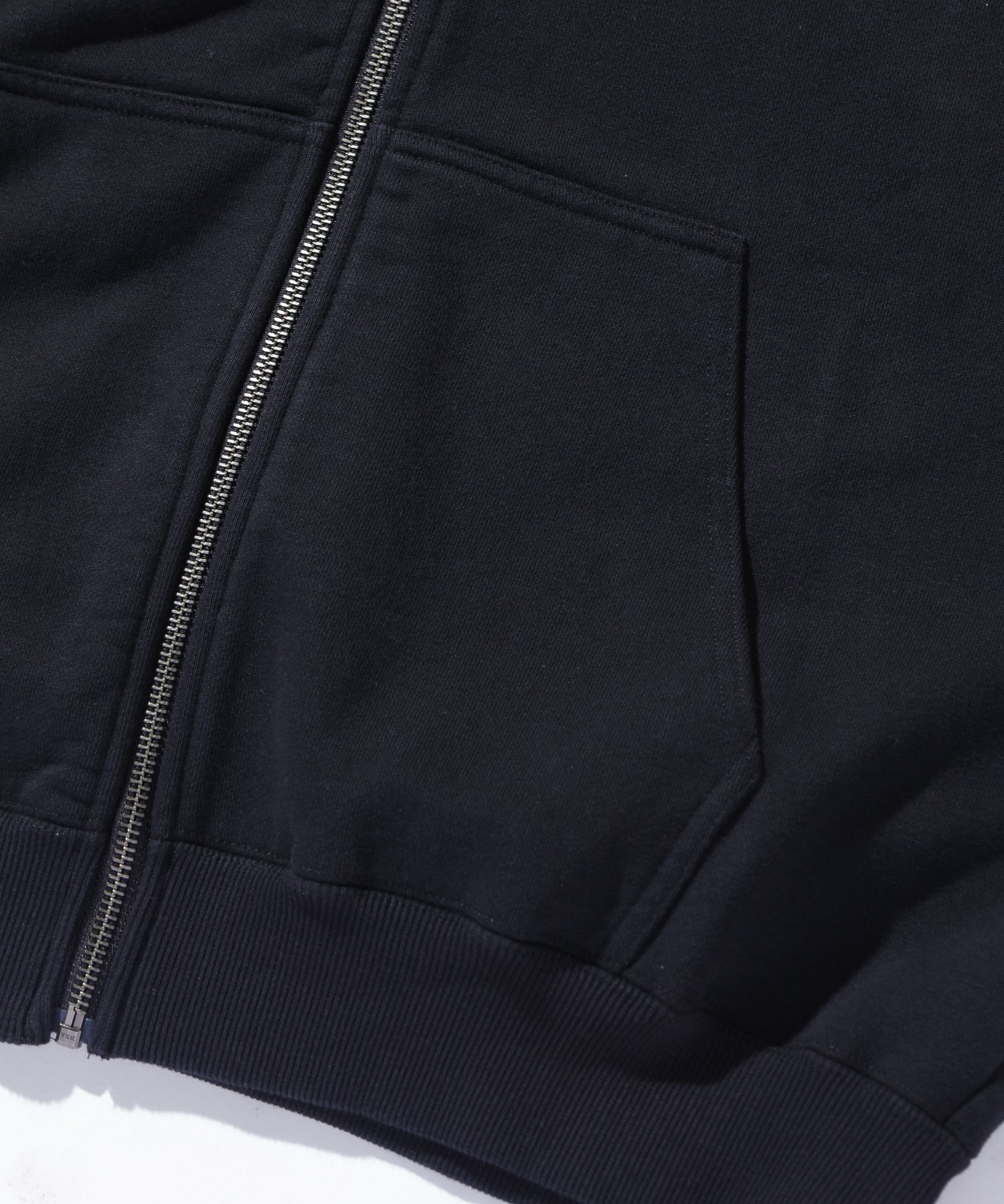 PERFORATED LEATHER LOGO ZIP UP HOODED SWEATSHIRT - Image 20
