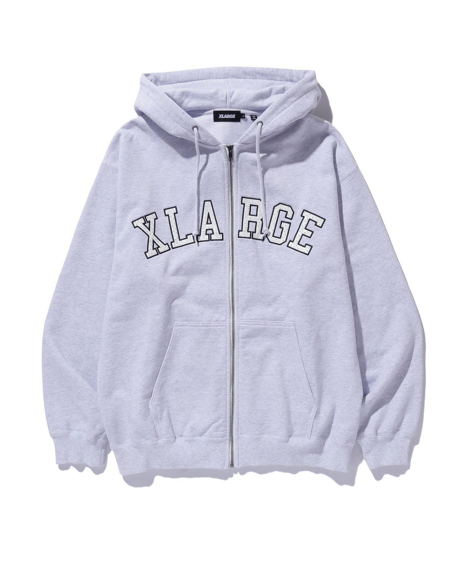 PERFORATED LEATHER LOGO ZIP UP HOODED SWEATSHIRT - Image 24