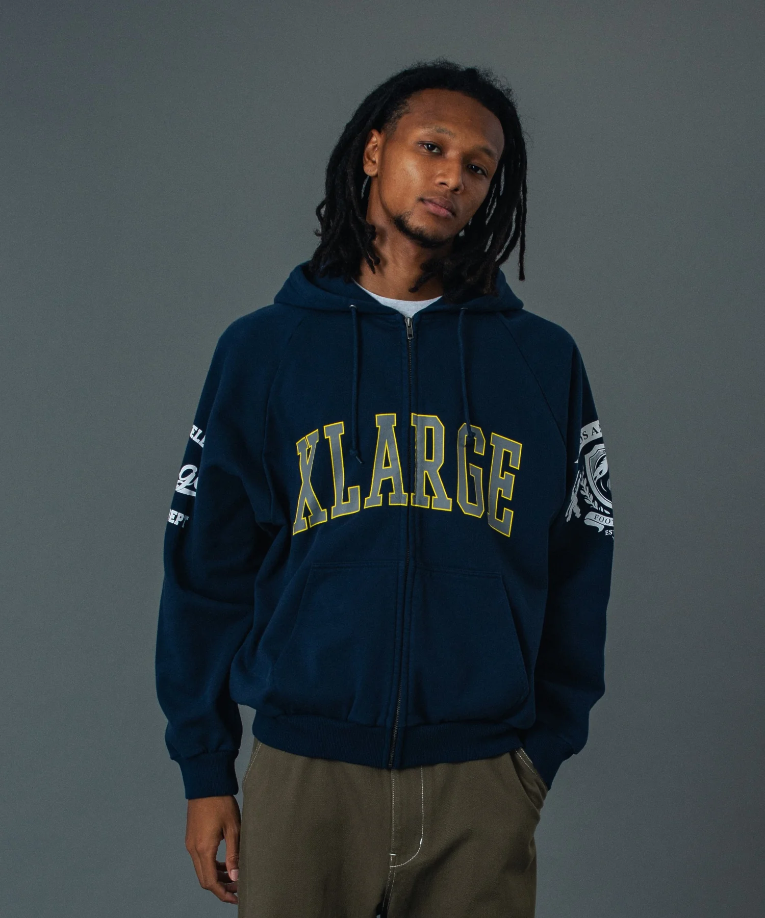 RAGLAN ZIP UP HOODED SWEATSHIRT - Image 4