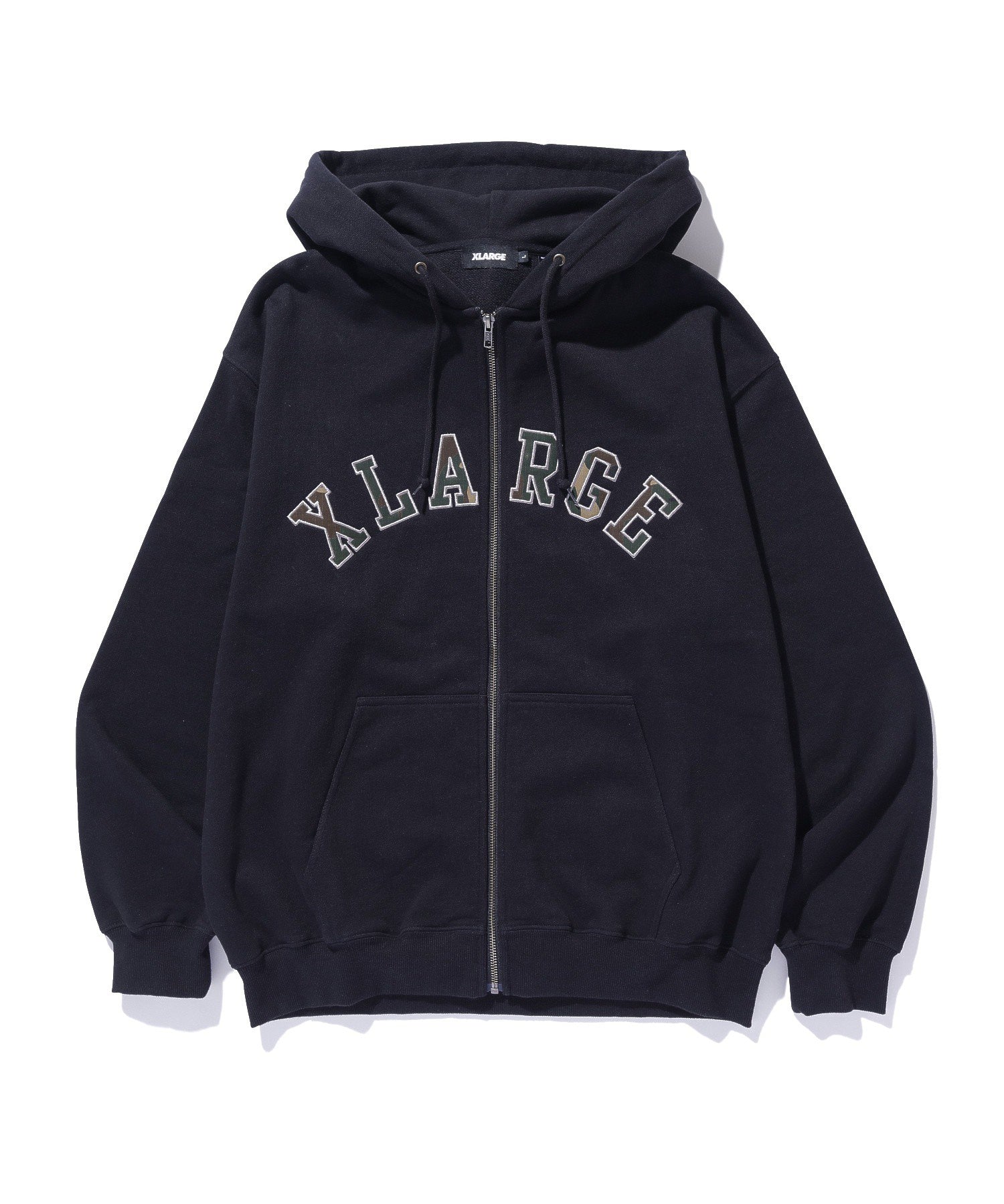 CAMO PATCH ZIP UP HOODED SWEATSHIRT - Image 17
