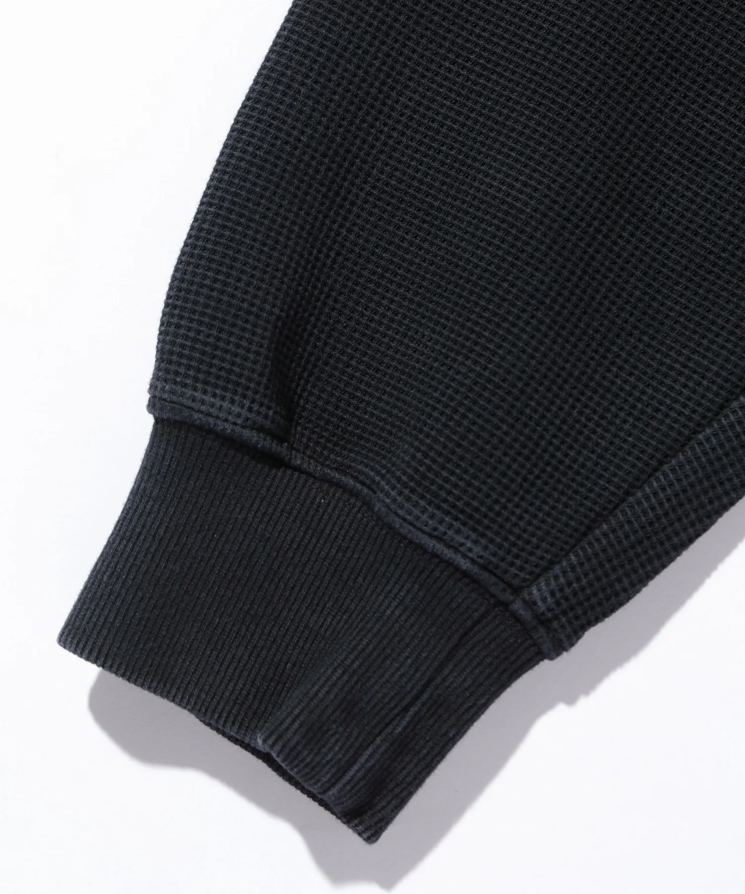 FADED WAFFLE ZIP UP HOODED SWEATSHIRT - Image 21