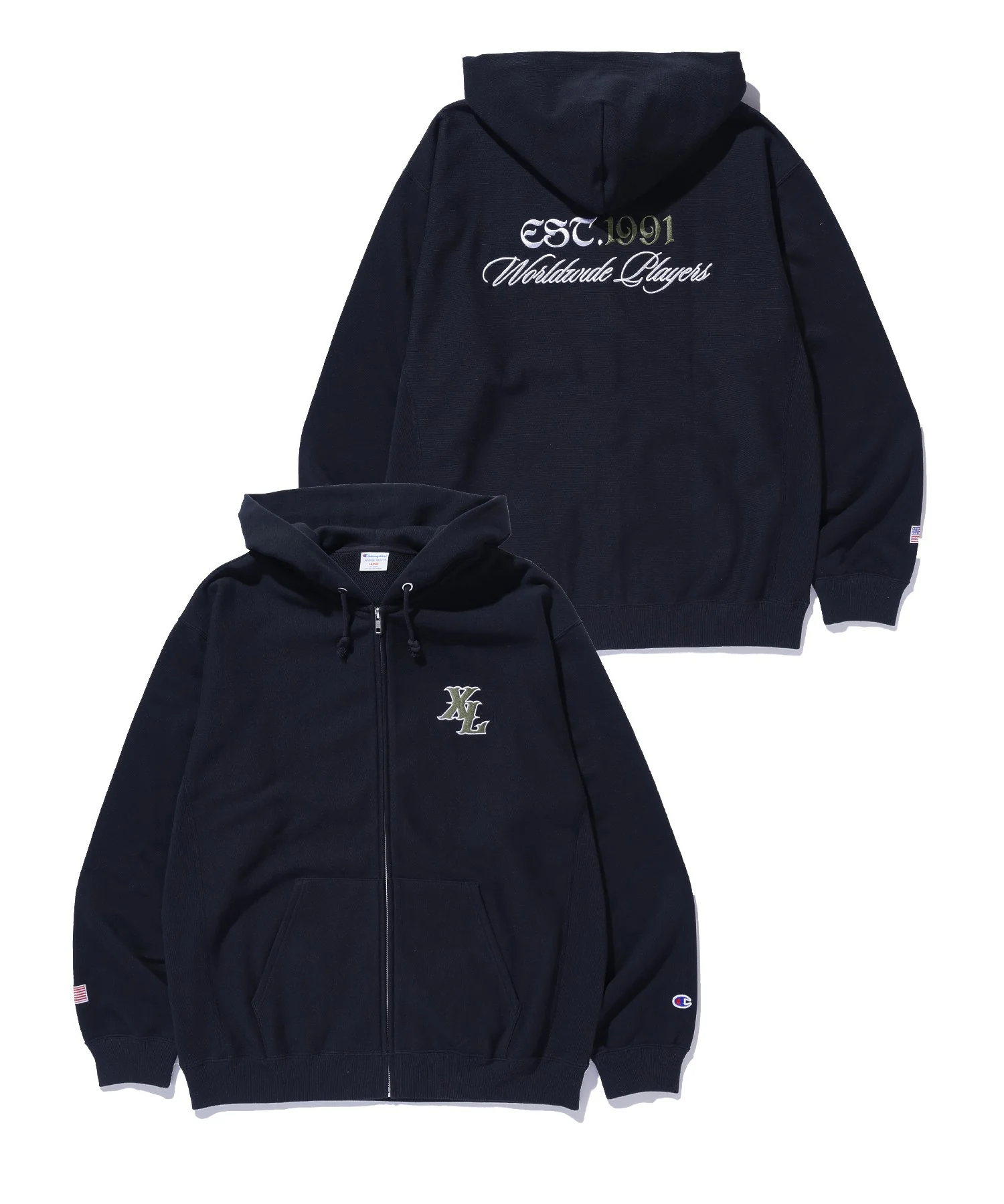 XLARGE×Champion ZIP UP HOODED SWEATSHIRT - Image 45