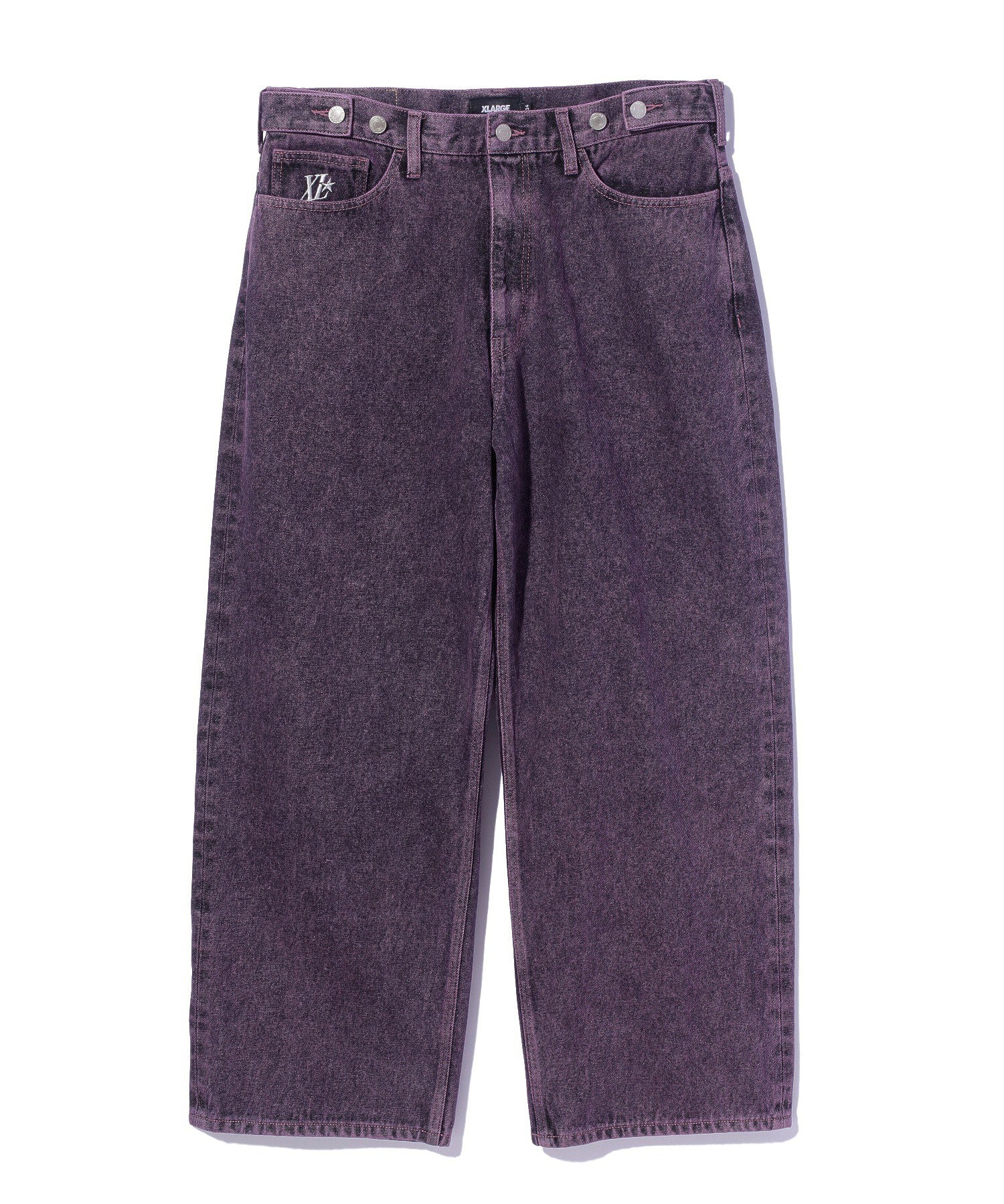 EMBOSSED DENIM PANTS - Image 29