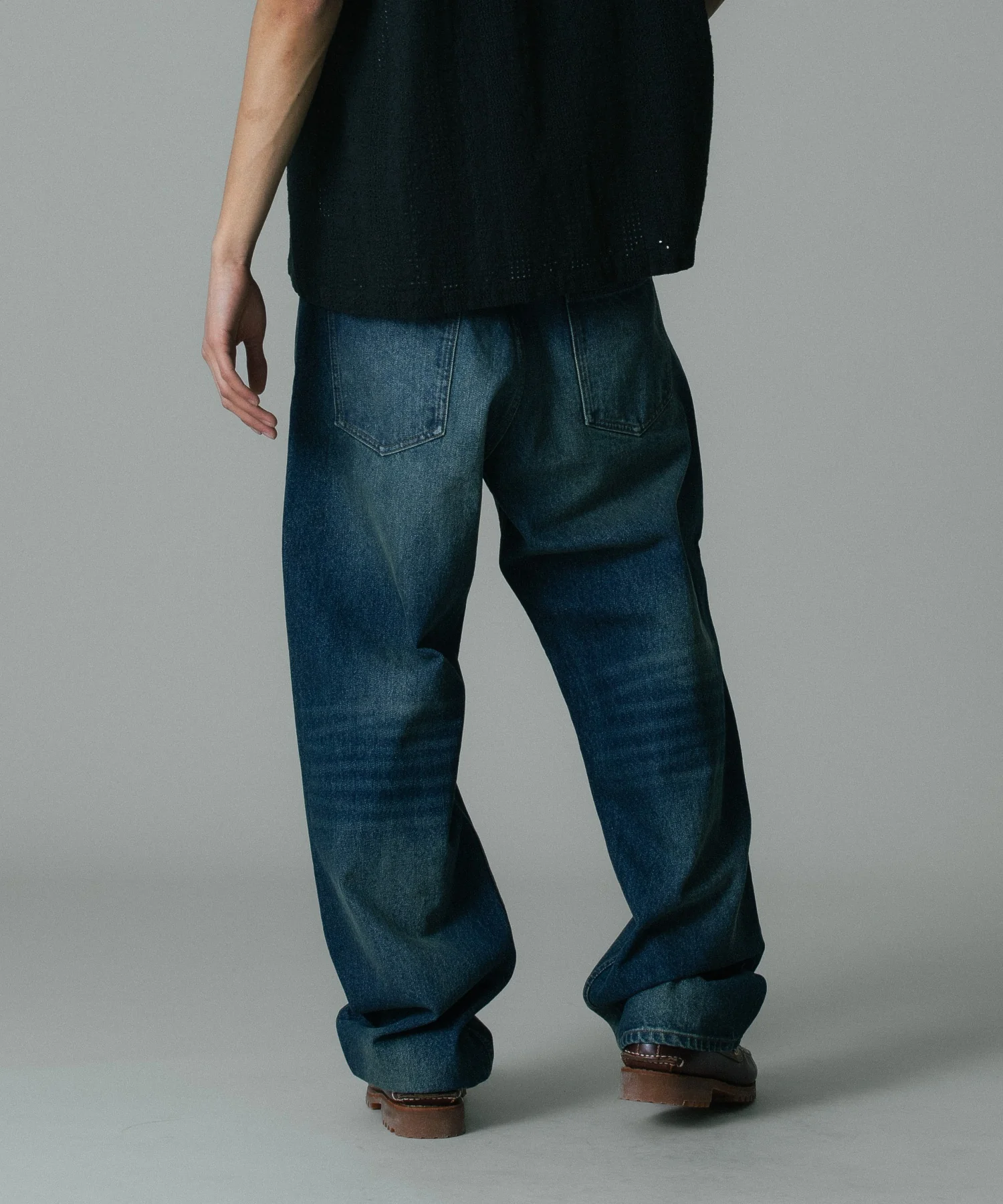 FADED DENIM PANTS - Image 10