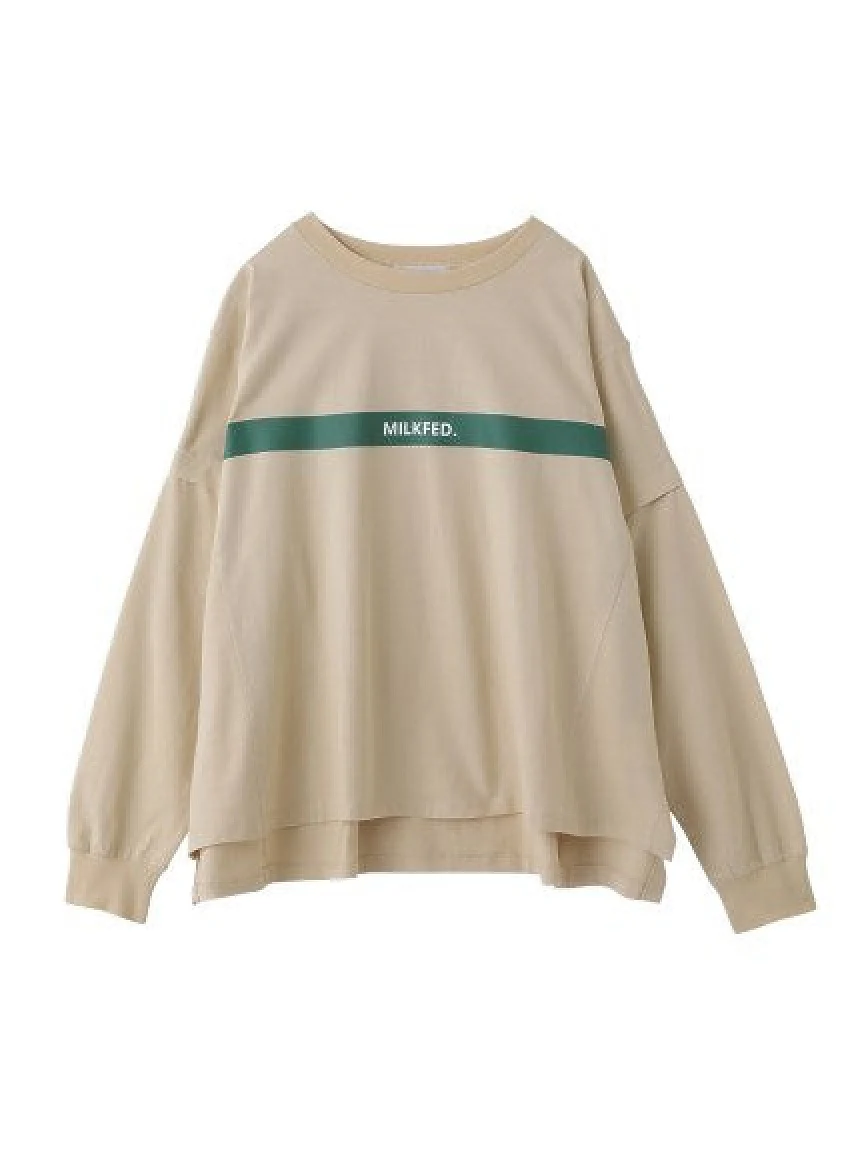 SIDE SLIT PANELED BIG TOP MILKFED. - Image 40