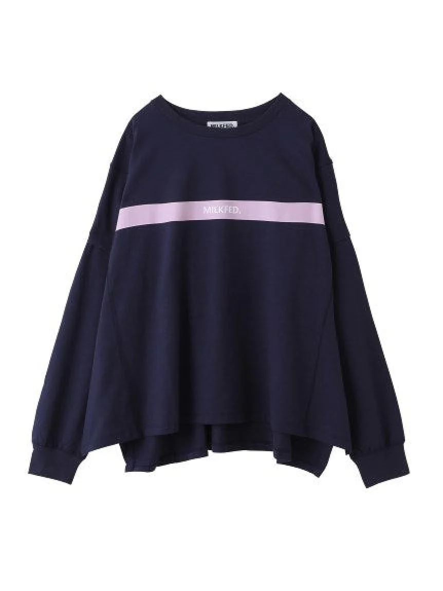 SIDE SLIT PANELED BIG TOP MILKFED. - Image 41