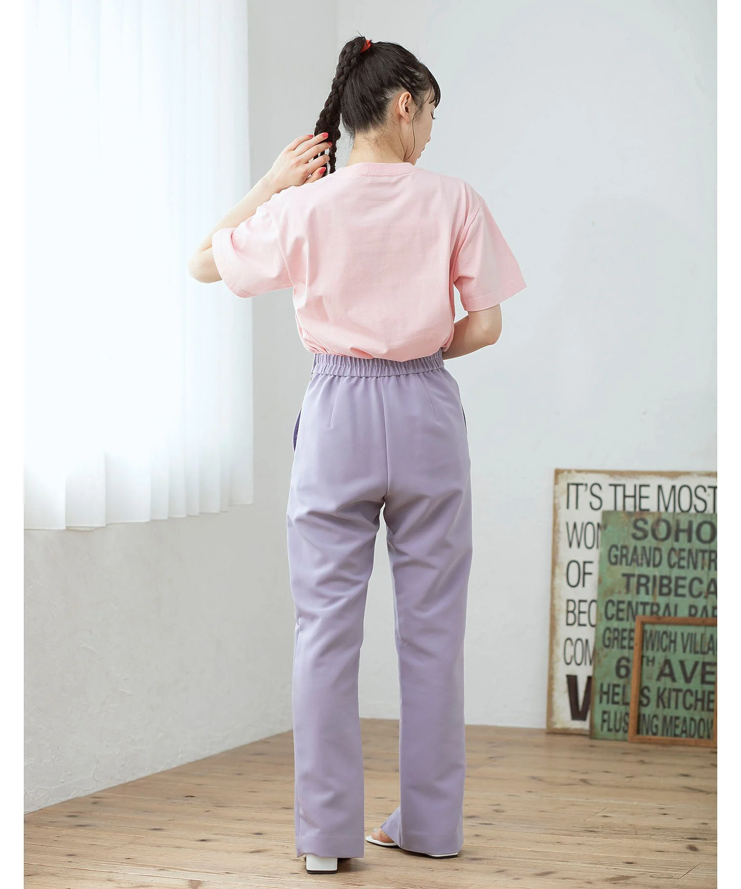 CENTER SLIT PANTS MILKFED. - Image 53