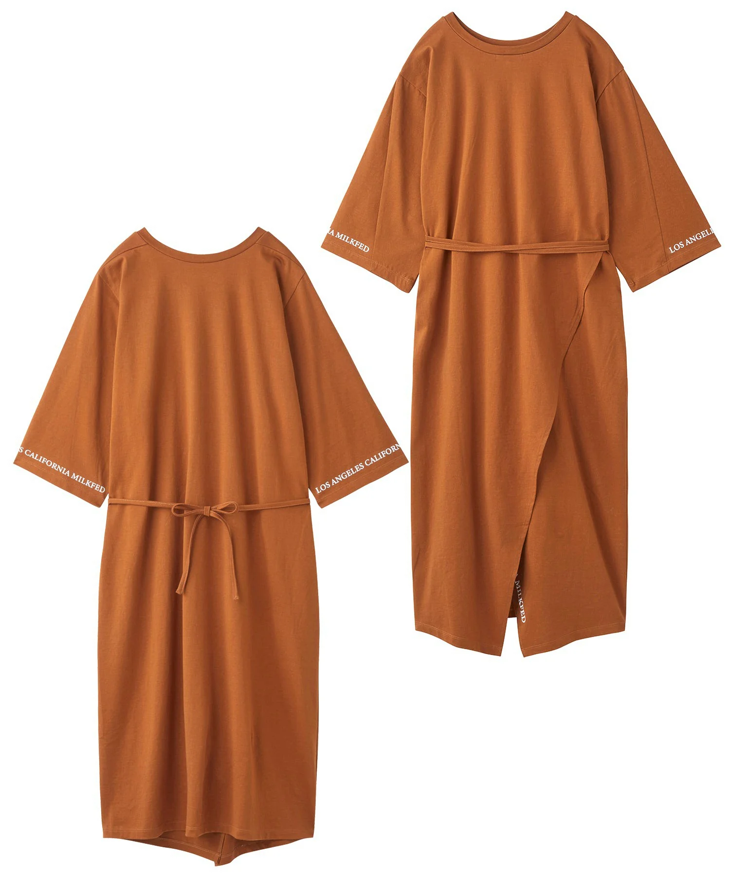 BACK OVERLAP DRESS MILKFED. - Image 19