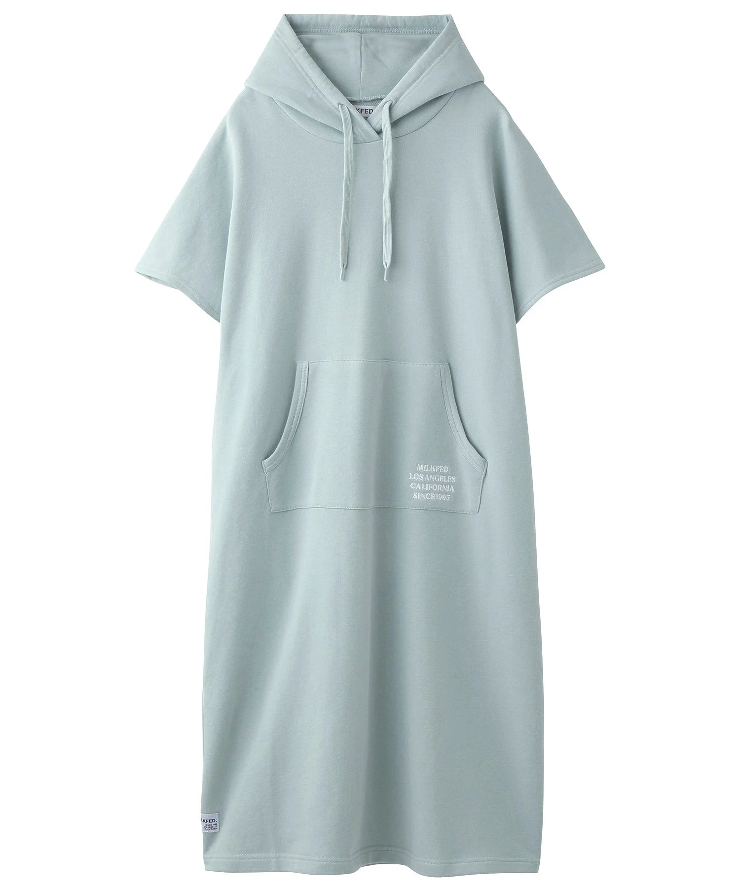 EMBROIDERED S/S HOODIE DRESS MILKFED. - Image 34