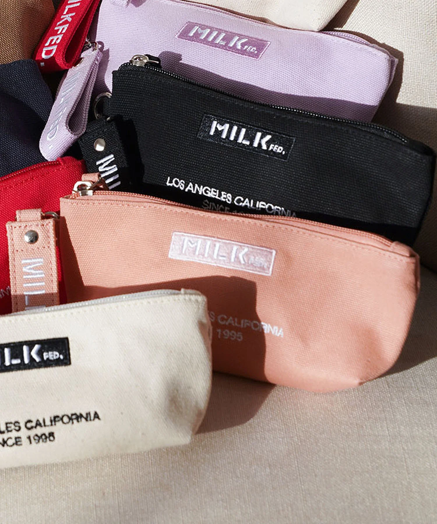 【LIFE STYLE】EMBROIDERED BAR PENCIL CASE MILKFED. - Image 11