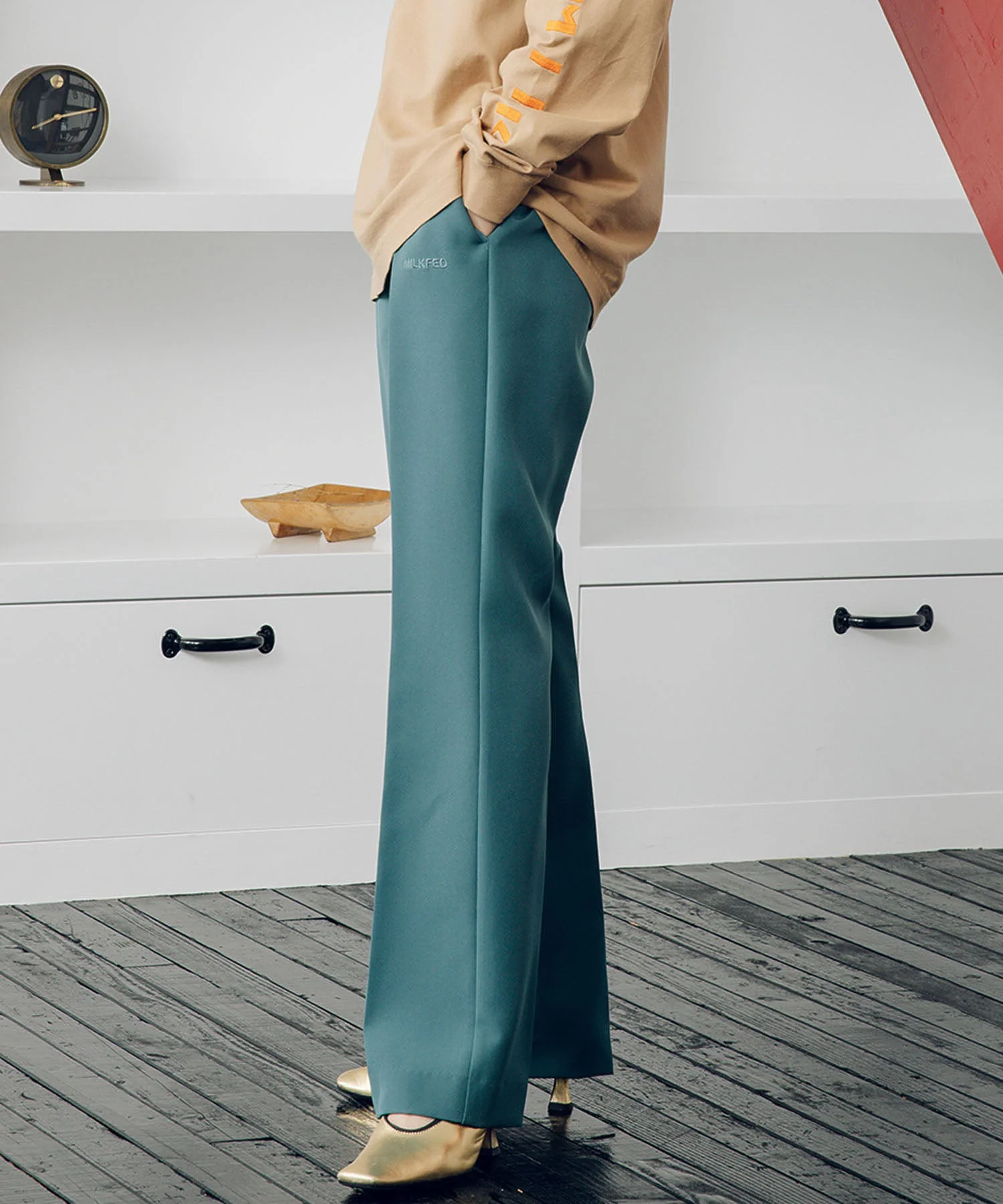 CENTER PRESSED PANTS MILKFED. - Image 12