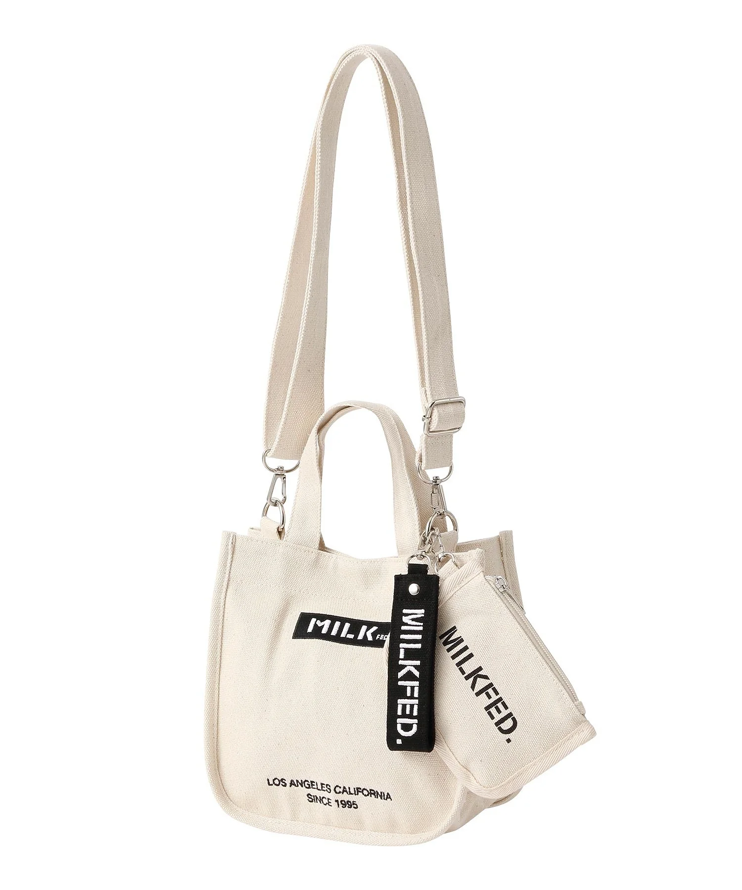 EMBROIDERED BAR MINI SHOULDER BAG W/STRAP MILKFED. - Image 41