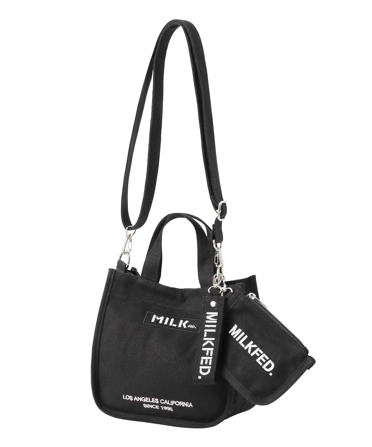 EMBROIDERED BAR MINI SHOULDER BAG W/STRAP MILKFED. - Image 42