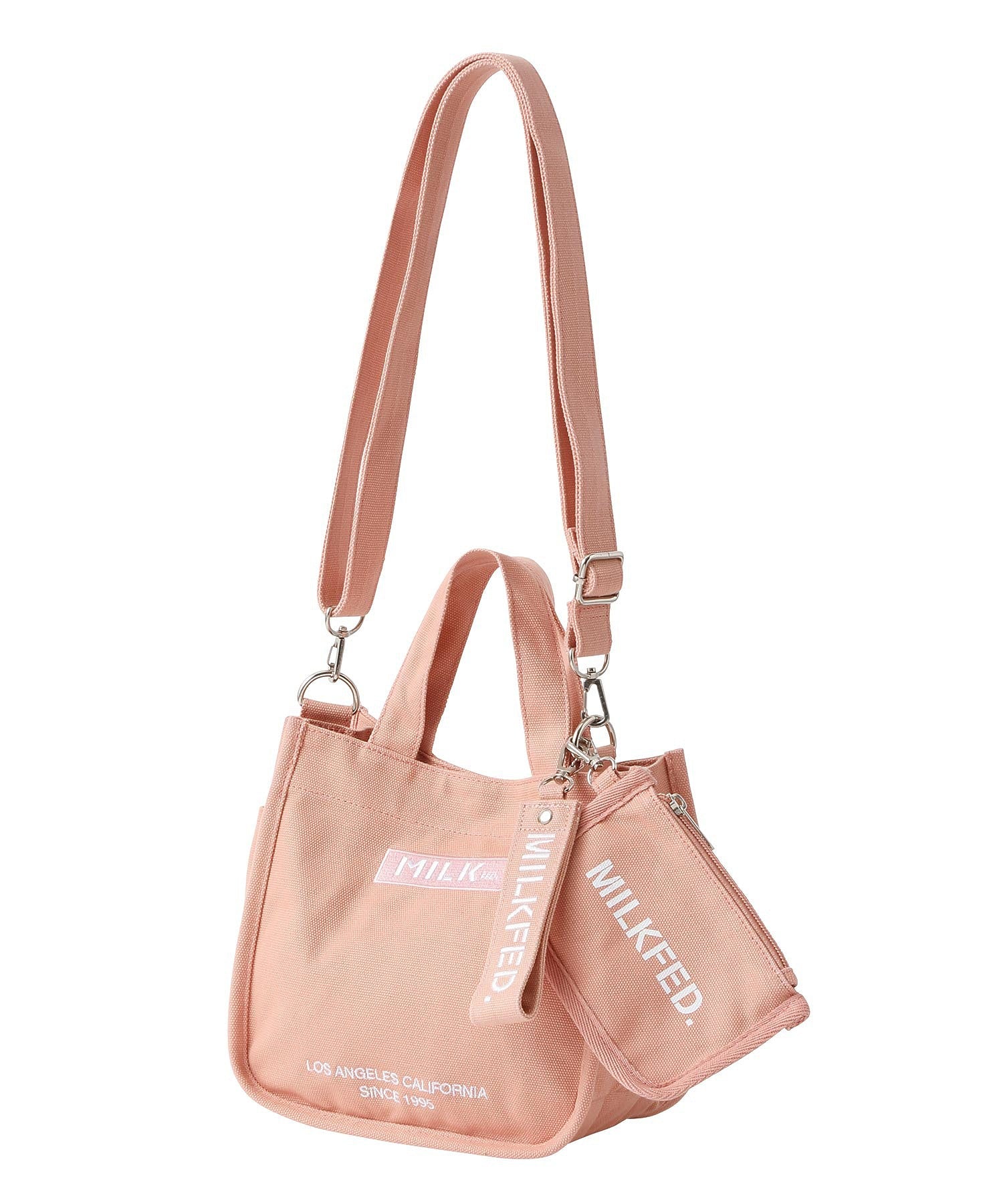 EMBROIDERED BAR MINI SHOULDER BAG W/STRAP MILKFED. - Image 45