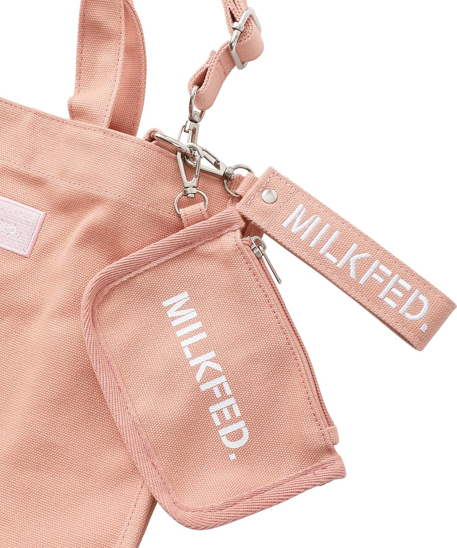 EMBROIDERED BAR SHOULDER BAG W/STRAP MILKFED. - Image 17