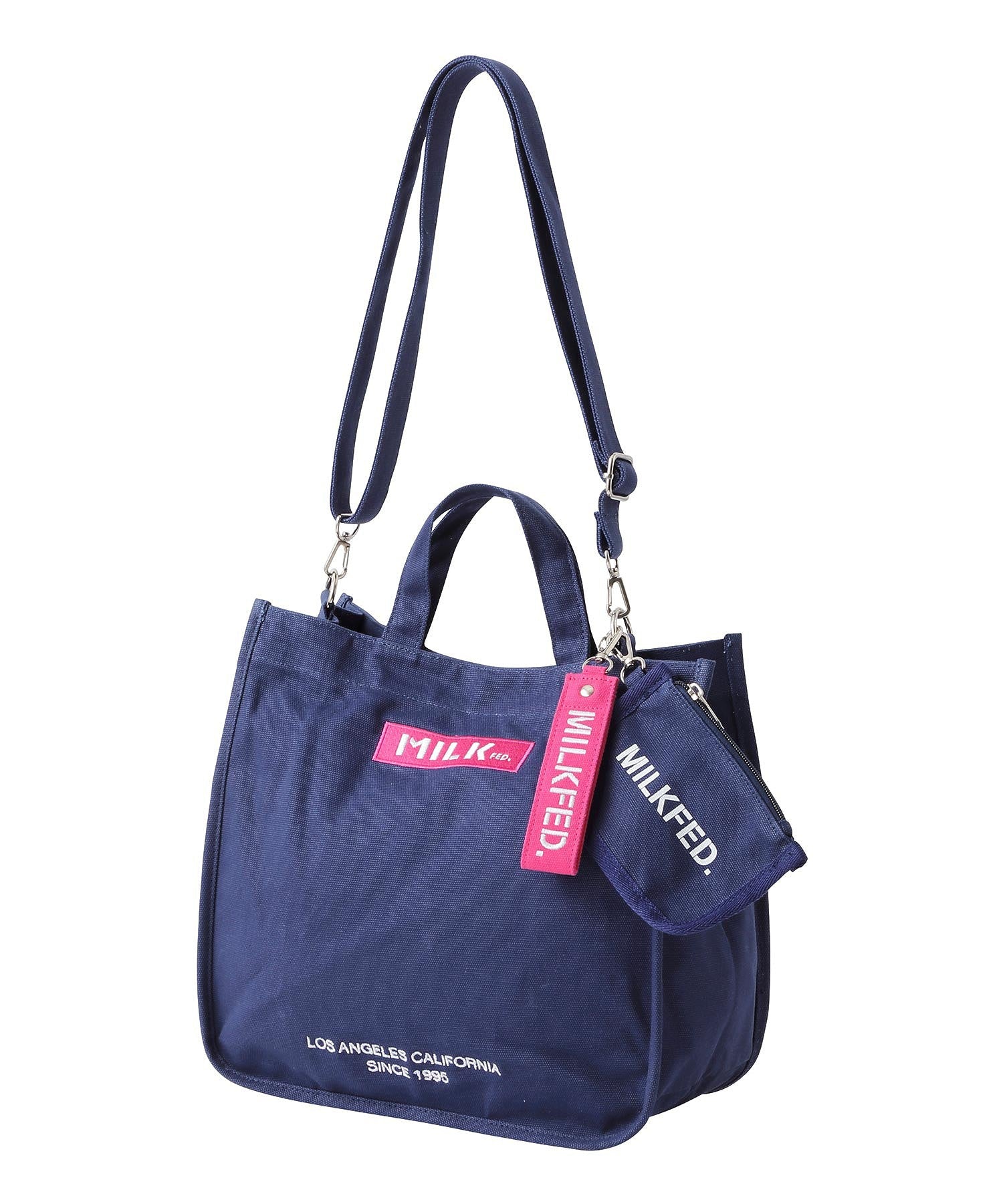 EMBROIDERED BAR SHOULDER BAG W/STRAP MILKFED. - Image 8