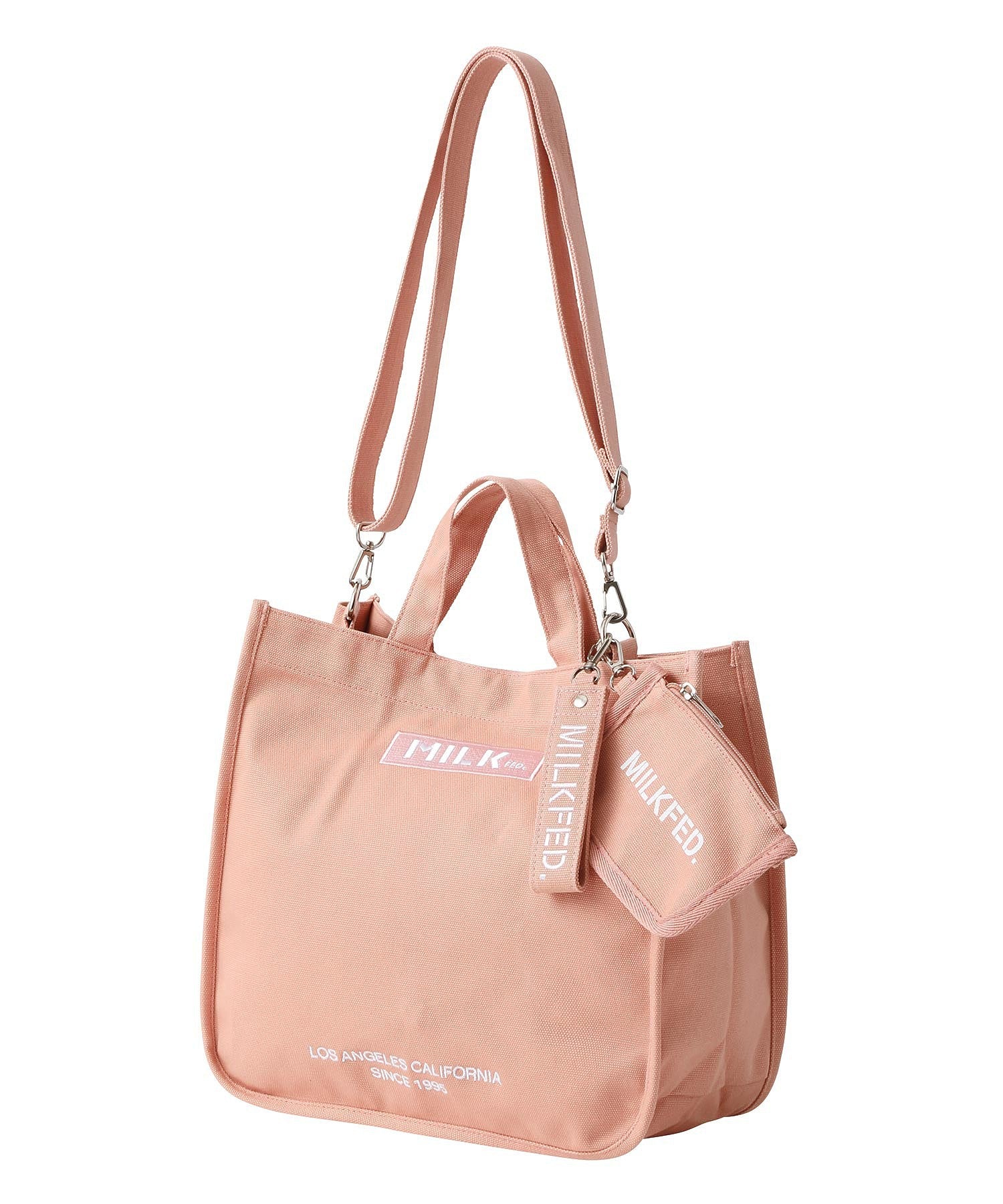 EMBROIDERED BAR SHOULDER BAG W/STRAP MILKFED. - Image 9