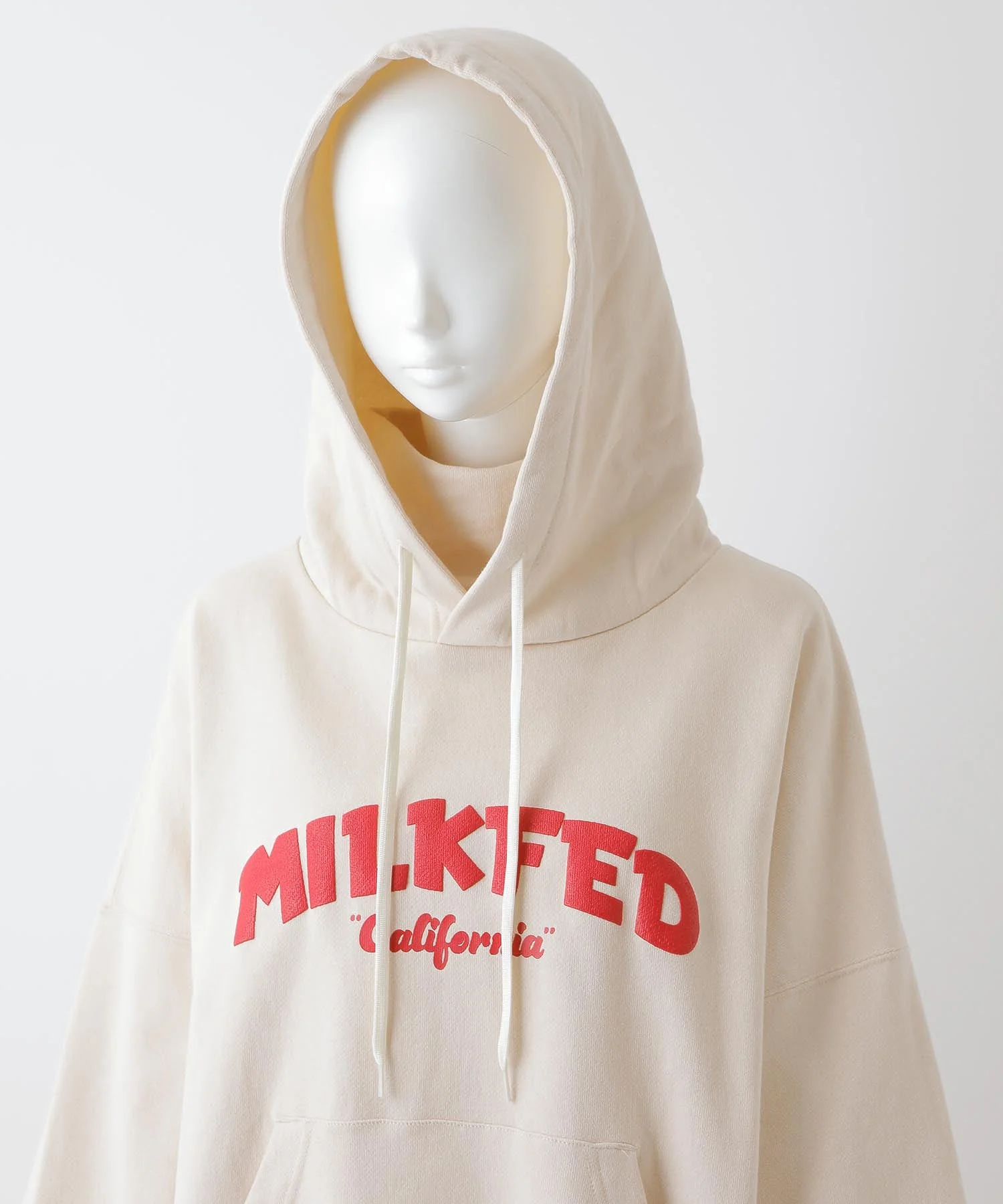 HIGH NECK SWEAT HOODIE MILKFED. - Image 9