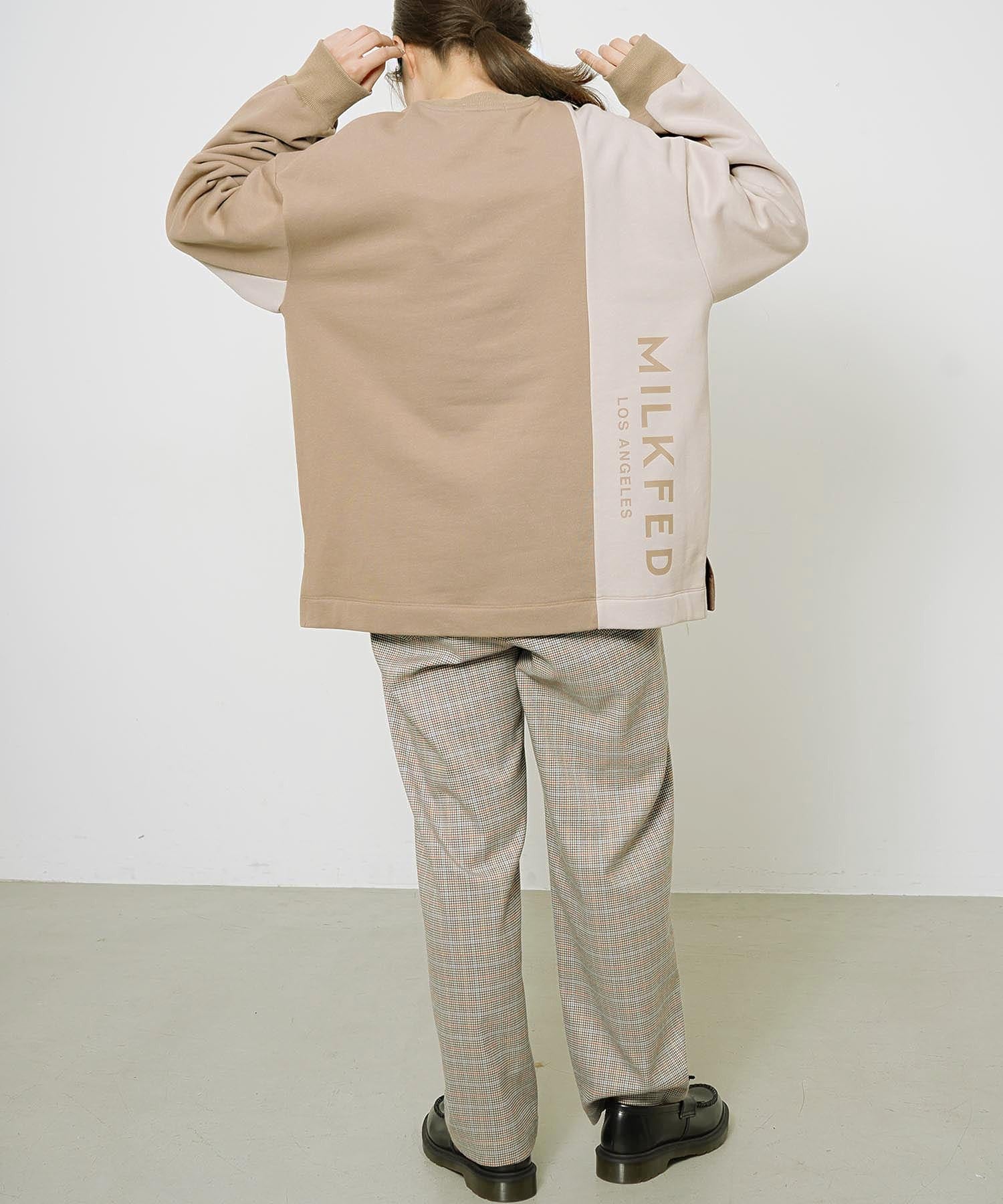 BICOLOR SWEAT TOP MILKFED. - Image 9