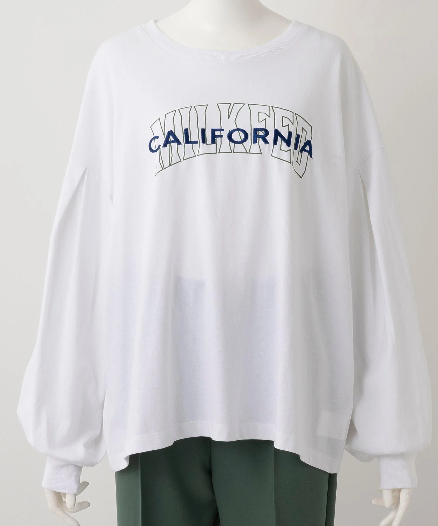 VOLUME SLEEVE TOP MILKFED. - Image 8