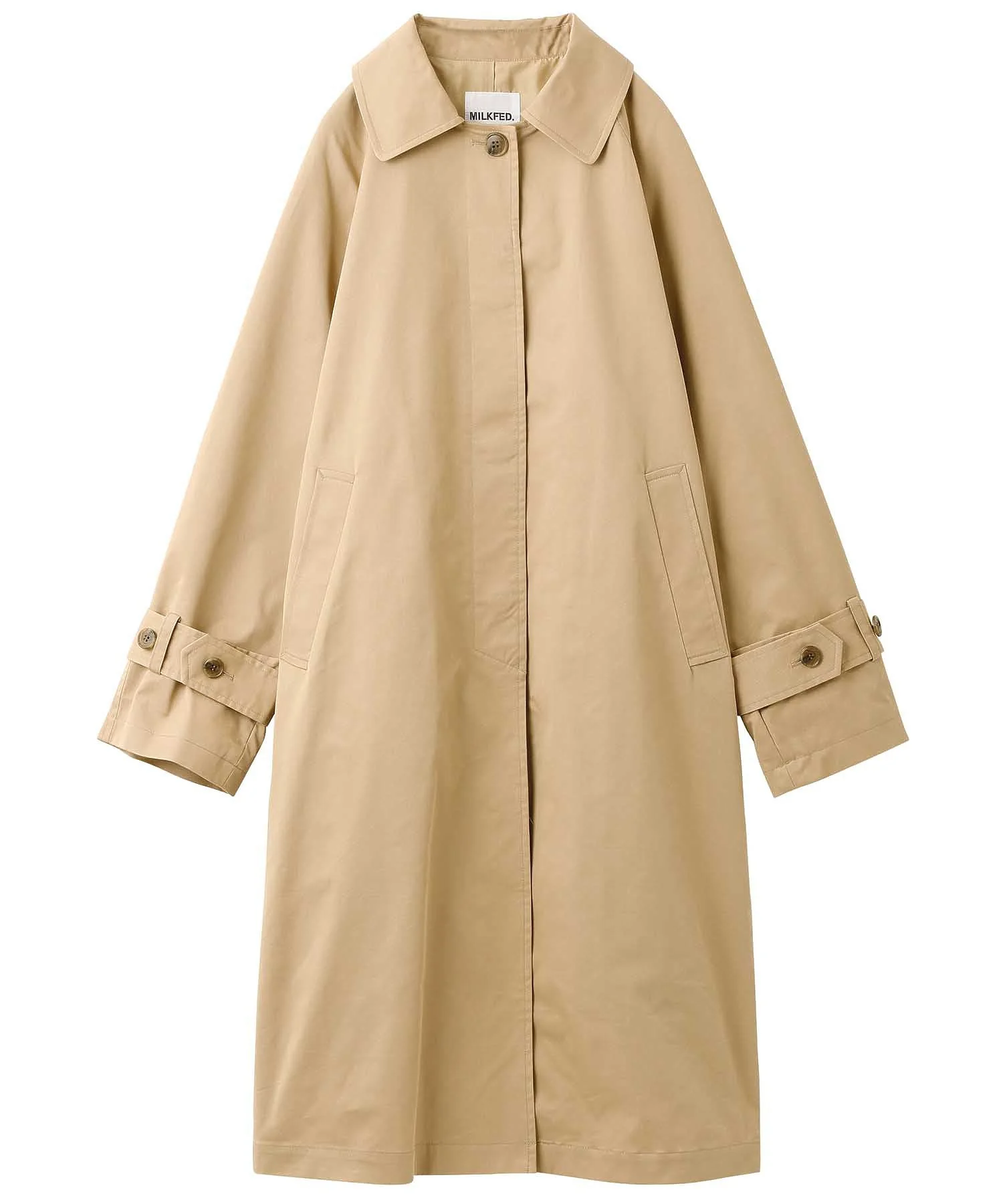 SOLID LONG COAT MILKFED. - Image 24