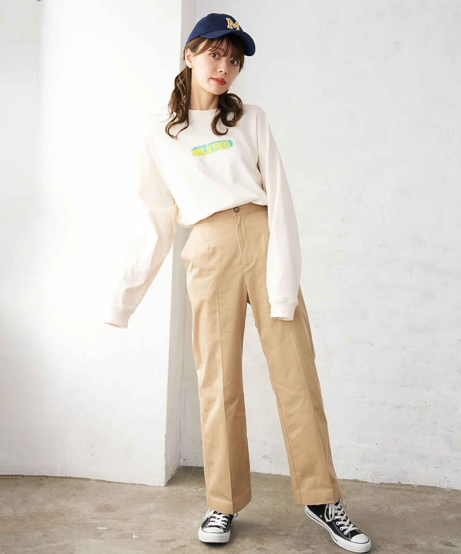 CENTER PRESSED PANTS MILKFED. - Image 5