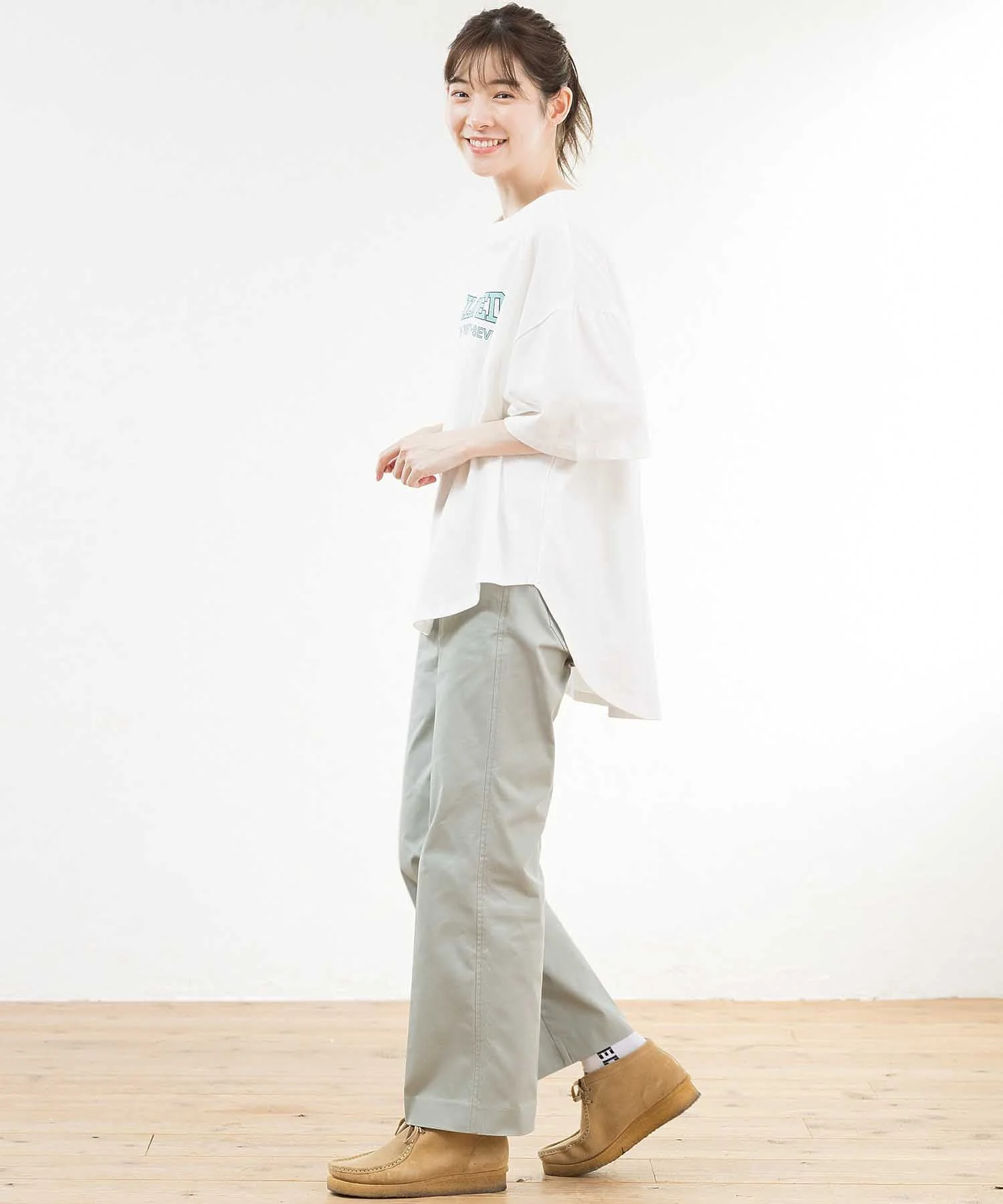 CENTER PRESSED PANTS MILKFED. - Image 8